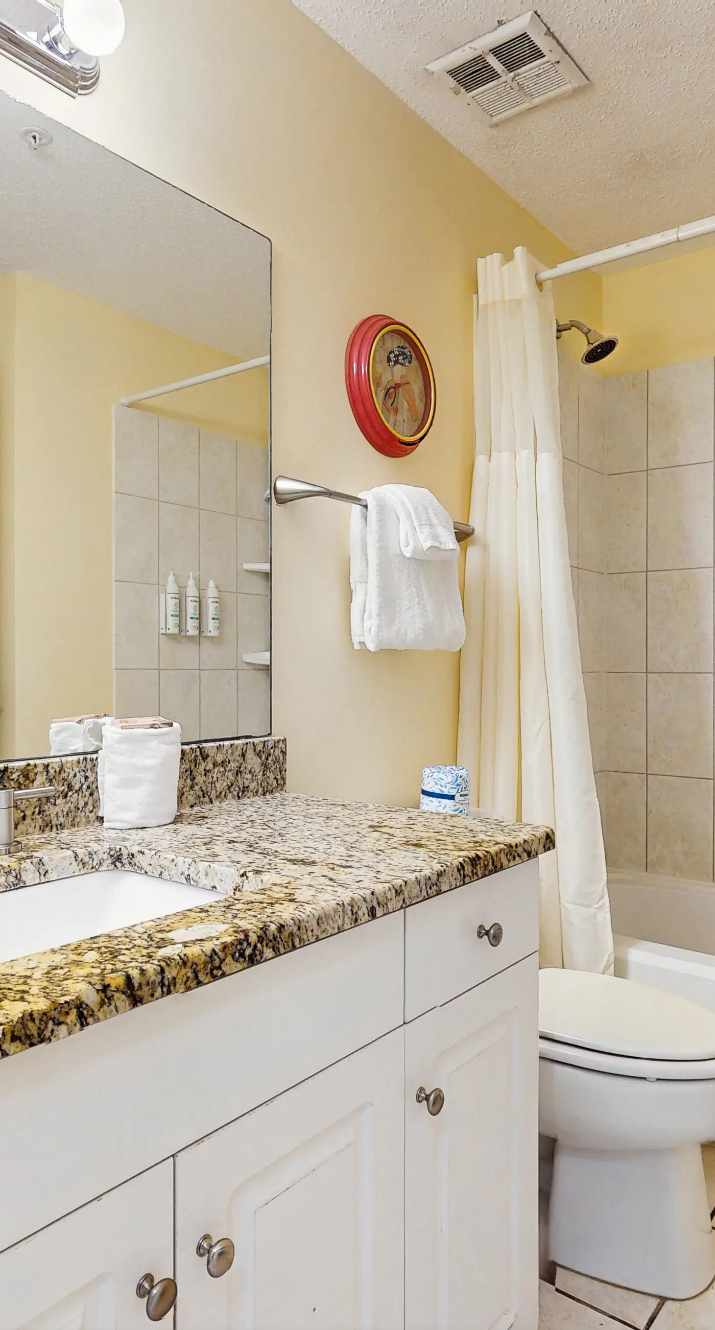 Gulf front getaway w/ a furnished balcony, shared pool, & resort amenities