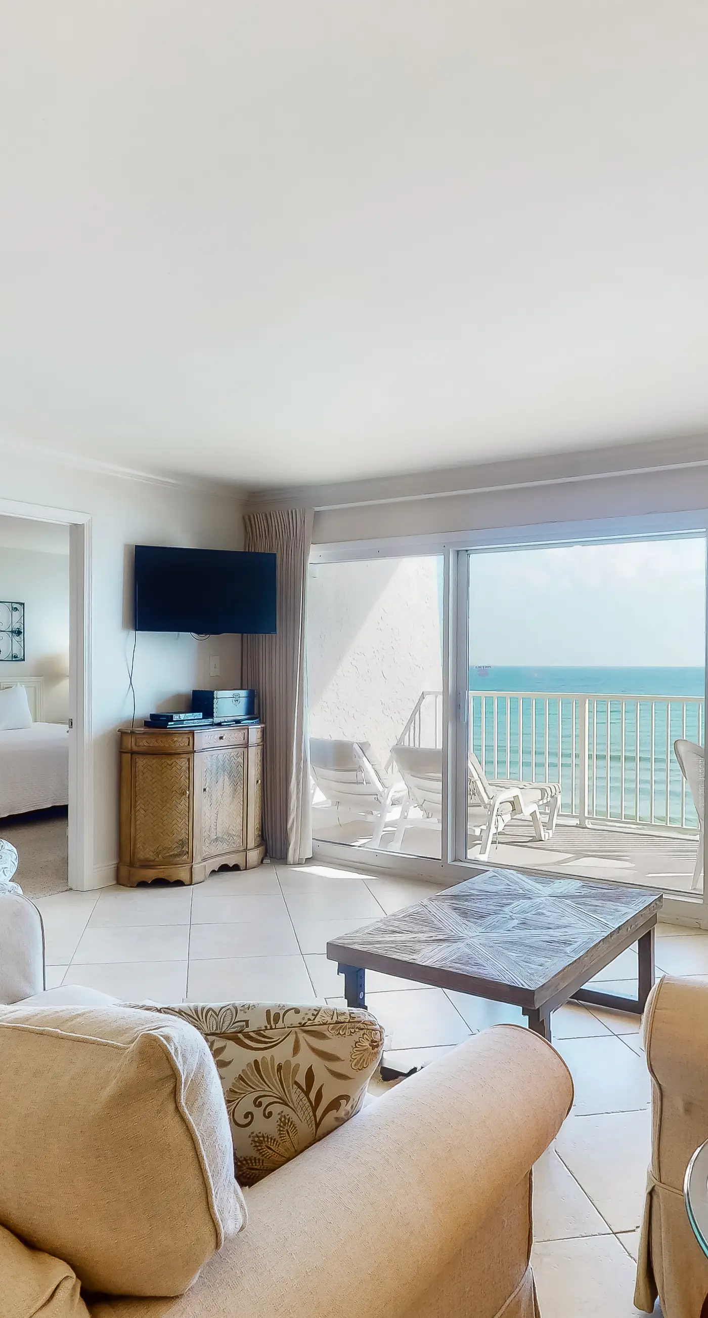 Beach & Gulf-front Condo on Fifth Floor with outdoor Pool, Gym