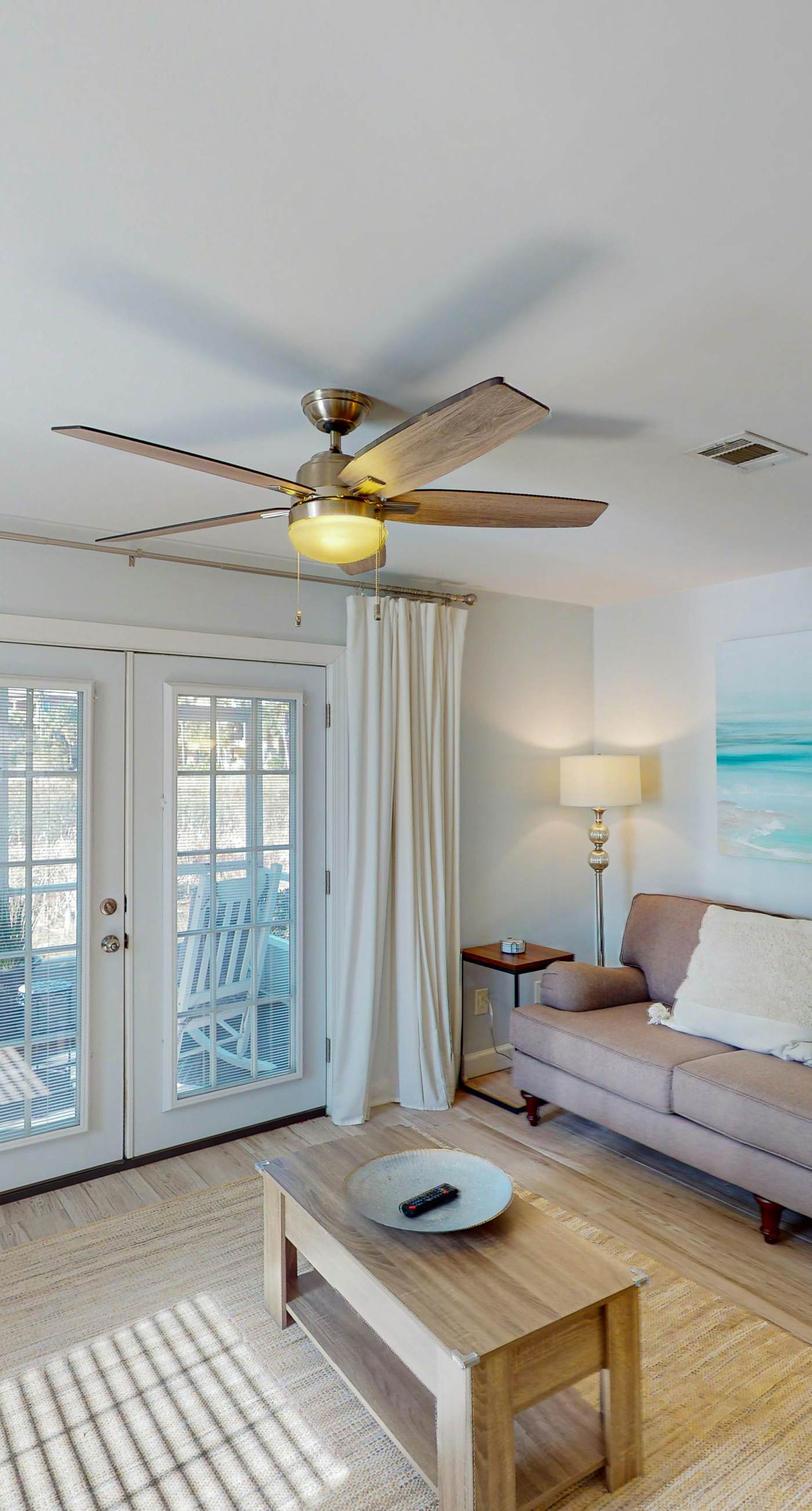 Dog-friendly townhouse near the beach with outdoor pool, water views, & AC