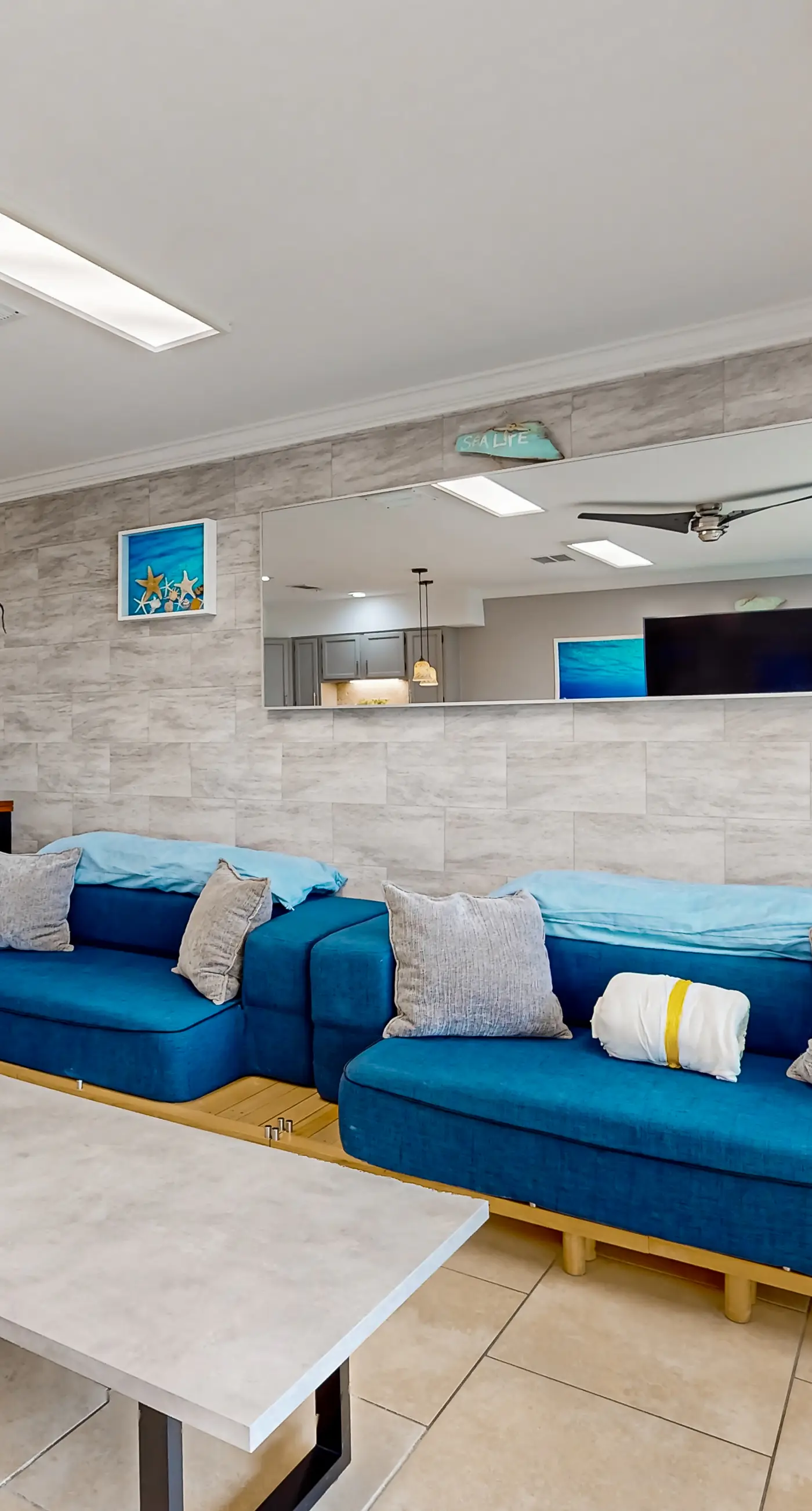 Ground-floor beach condo w/ a full kitchen, shared saltwater pool, & playground