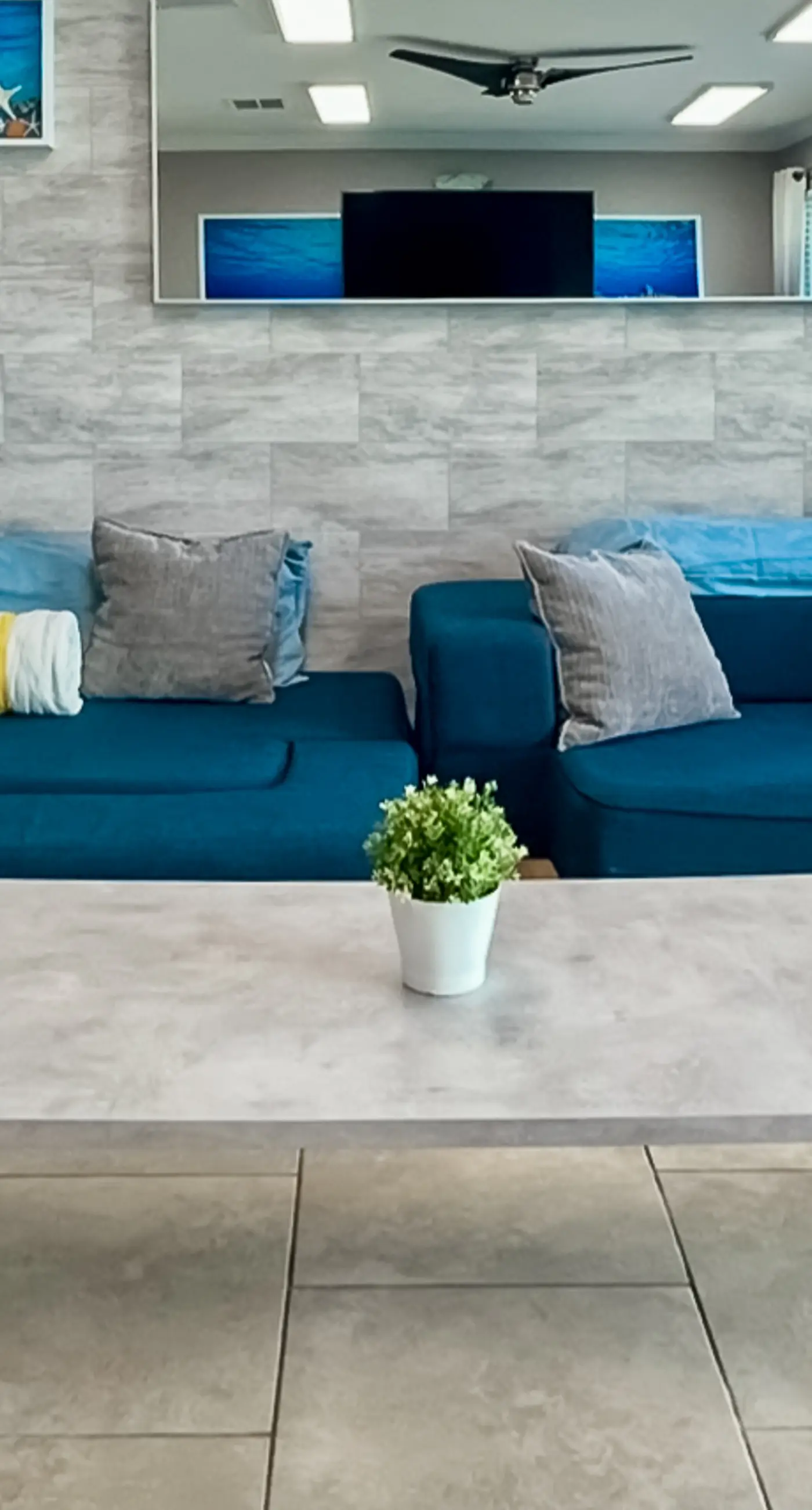 Ground-floor beach condo w/ a full kitchen, shared saltwater pool, & playground