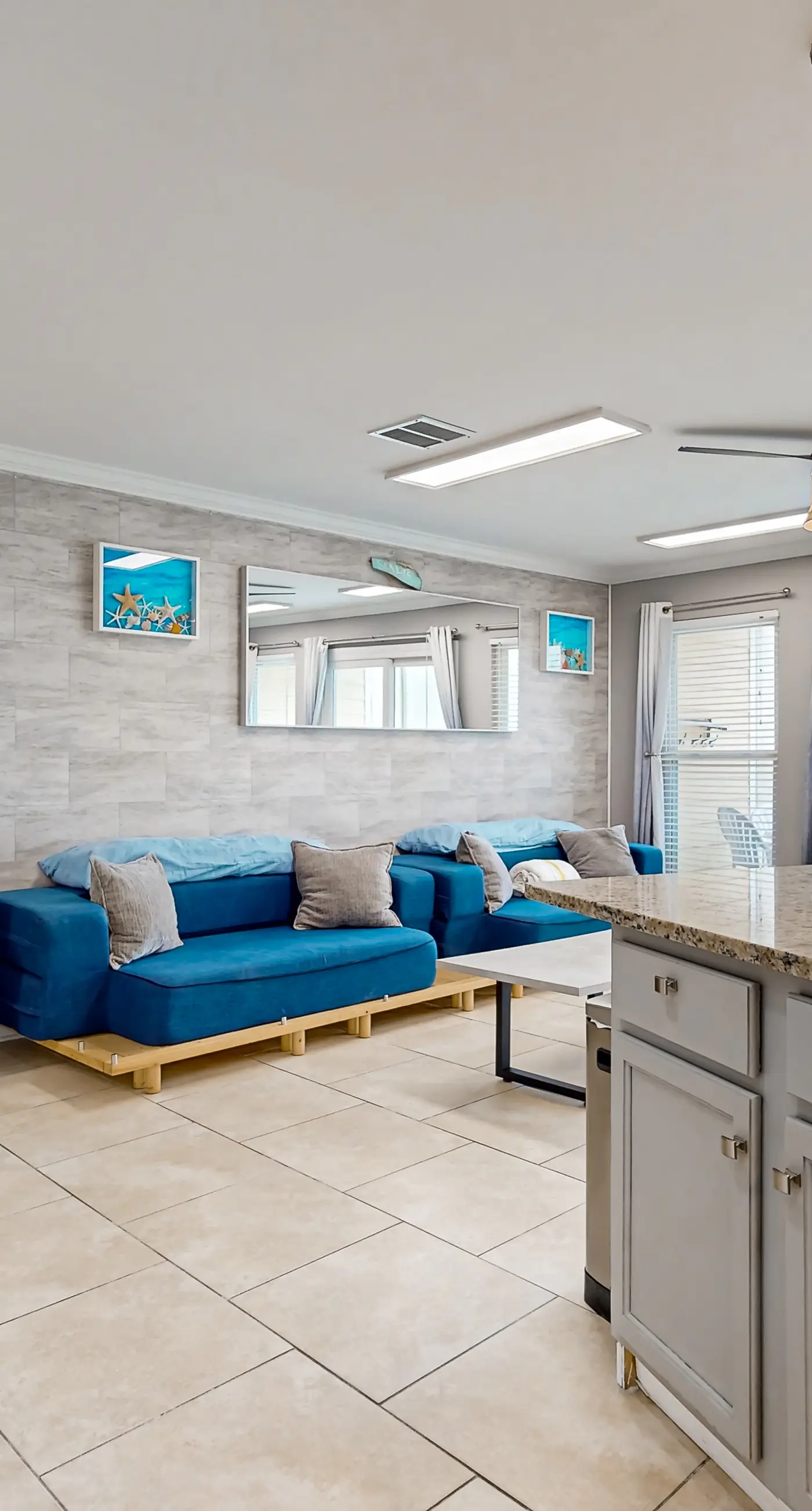 Ground-floor beach condo w/ a full kitchen, shared saltwater pool, & playground