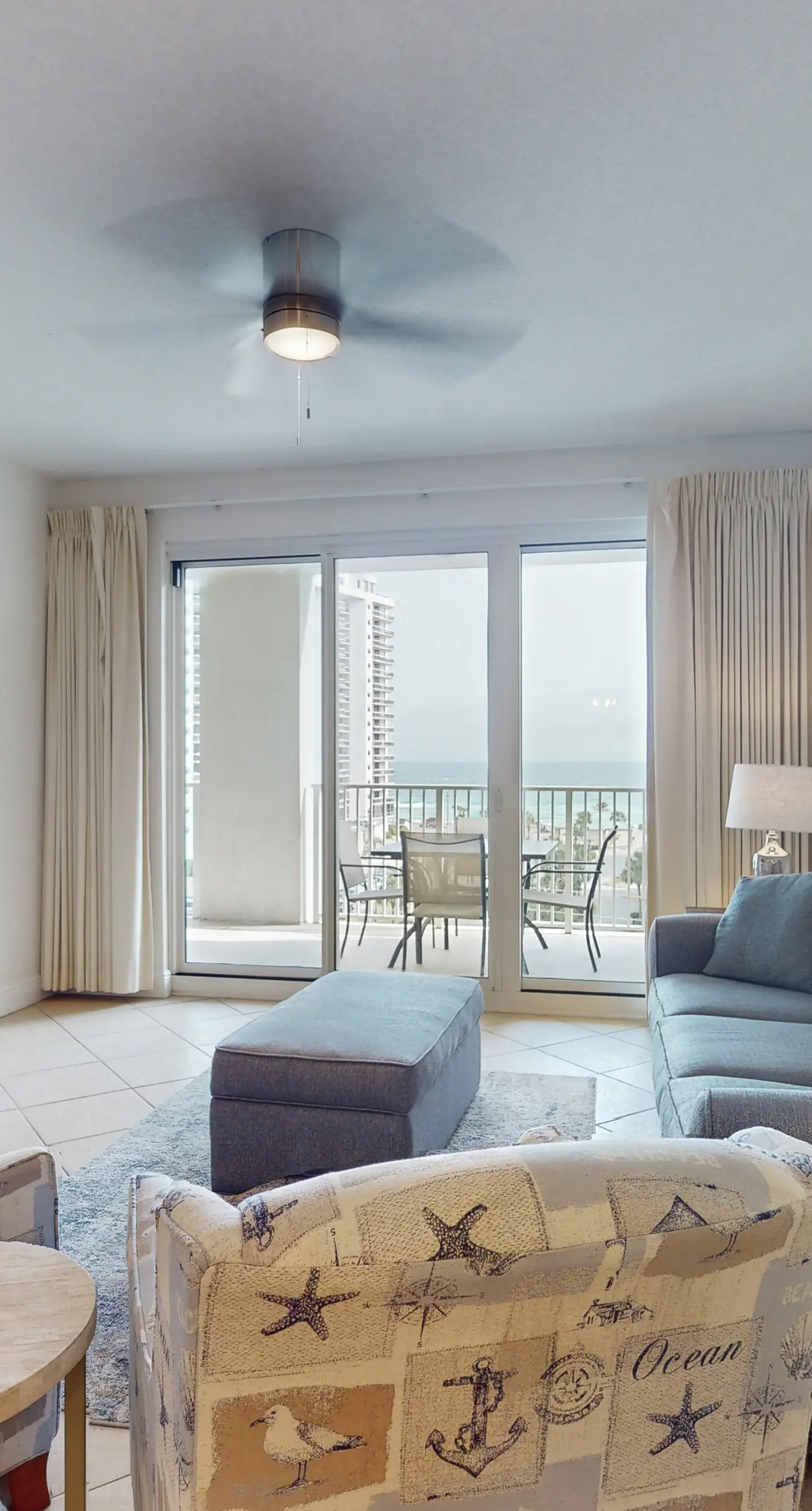 Inviting Gulf view condo with balcony, pool, fitness area, & W&D