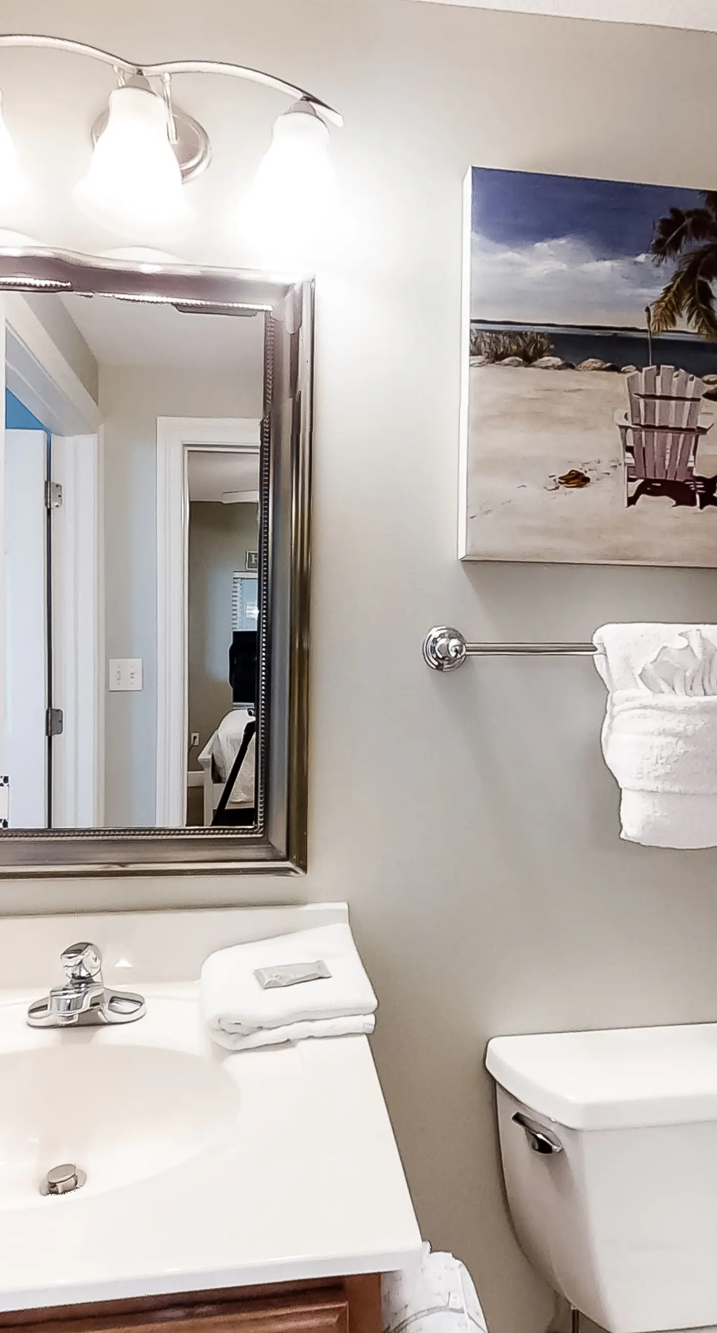 Spacious 18th-floor condo with furnished balcony, shared heated pool, gym, & more