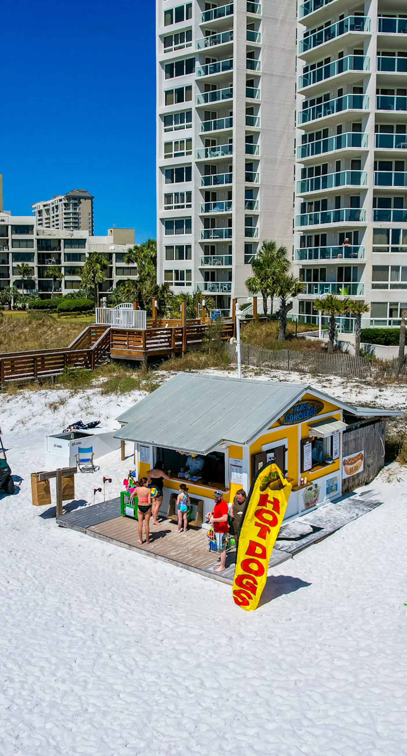Beautiful beachfront condo with pool, beach tram, tennis, golf, & on-site dining