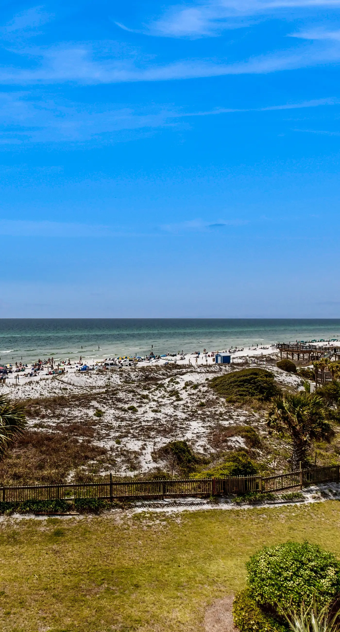 Dreamy Gulf condo with water-view balcony, pool, & beach access