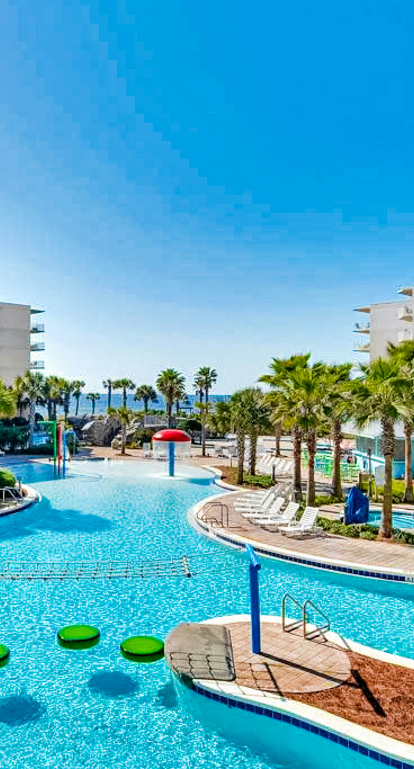 Inviting, Beach-Chic Condo On Okaloosa Island 490 Feet Of Private Beach