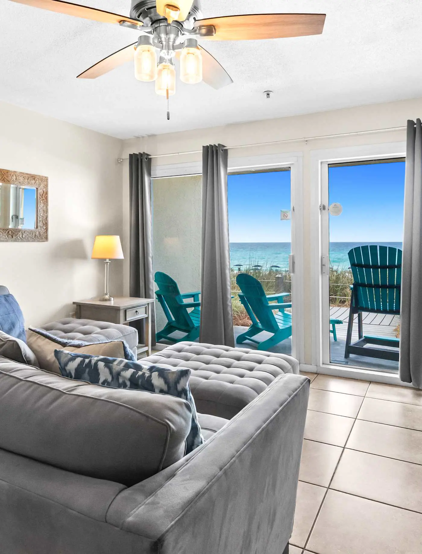 Oceanfront Condo w/ AC, WiFi, Shared Pool, & Seasonal Beach Service Rentals