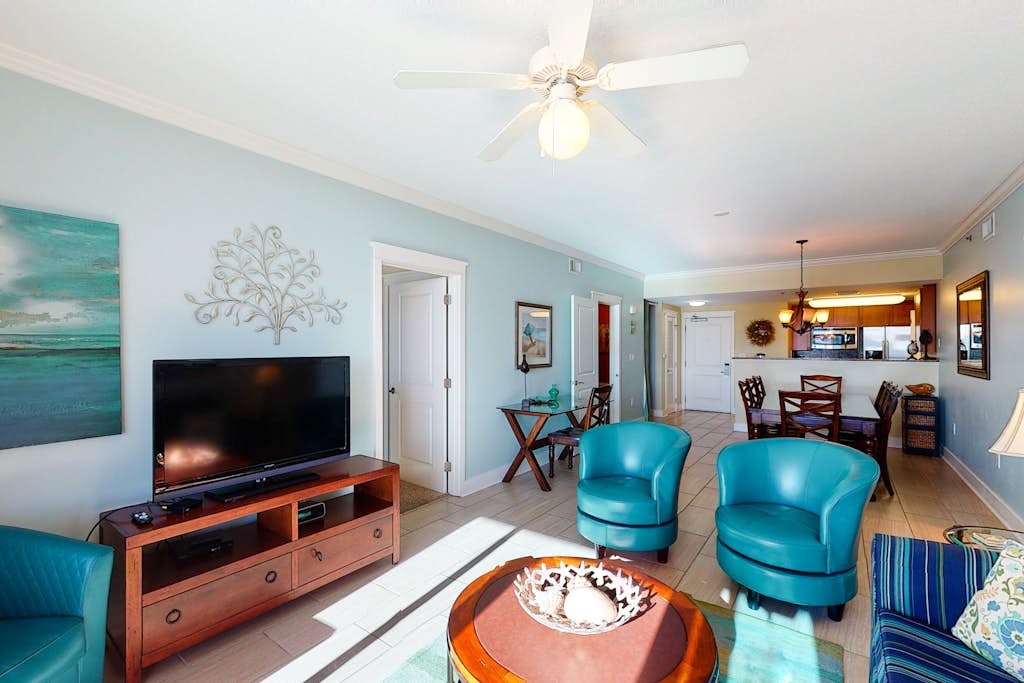 5th Floor Bright, Coastal Condo At Waterscape Waterfall, Lazy