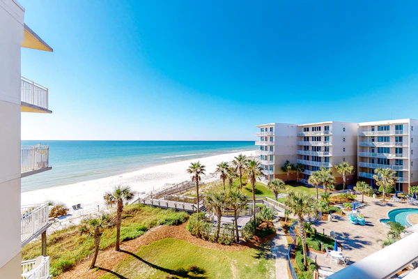 Gulf-Front Condo On Okaloosa Island Playground, 2 Hot Tubs