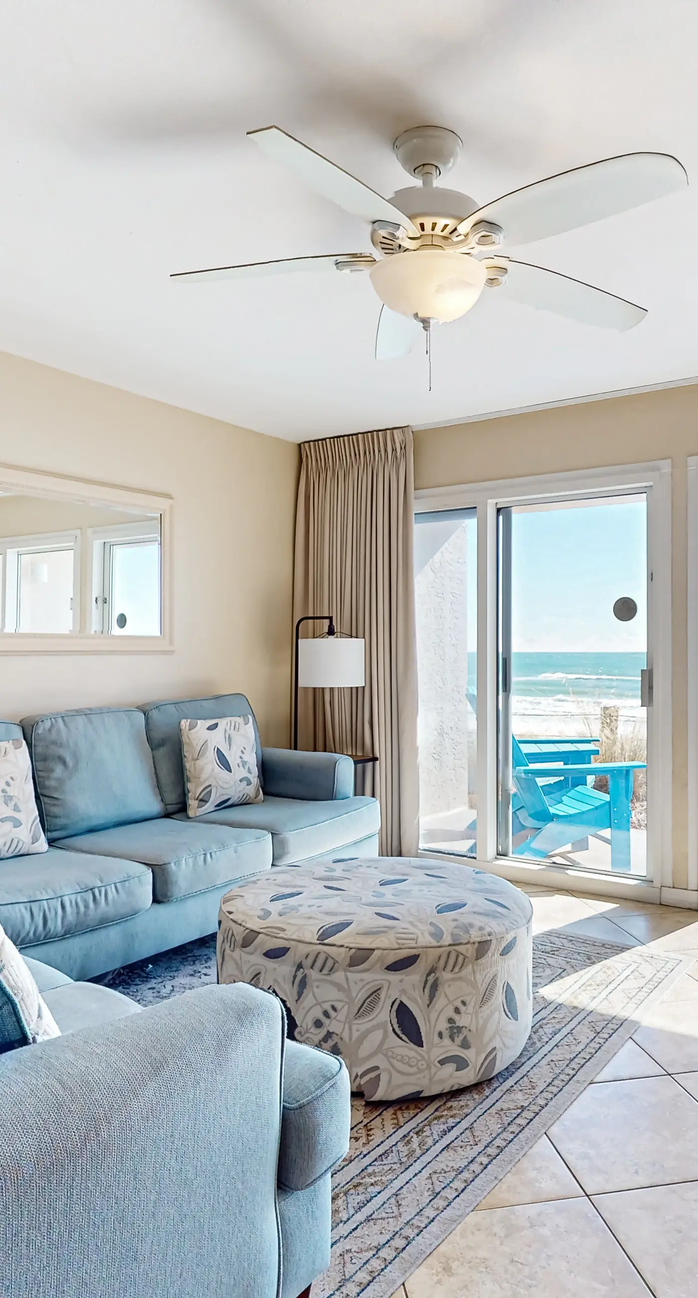 1st-Floor Condo with Gulf View, Grill, Pools, Beach Access, Near Shops and Dining