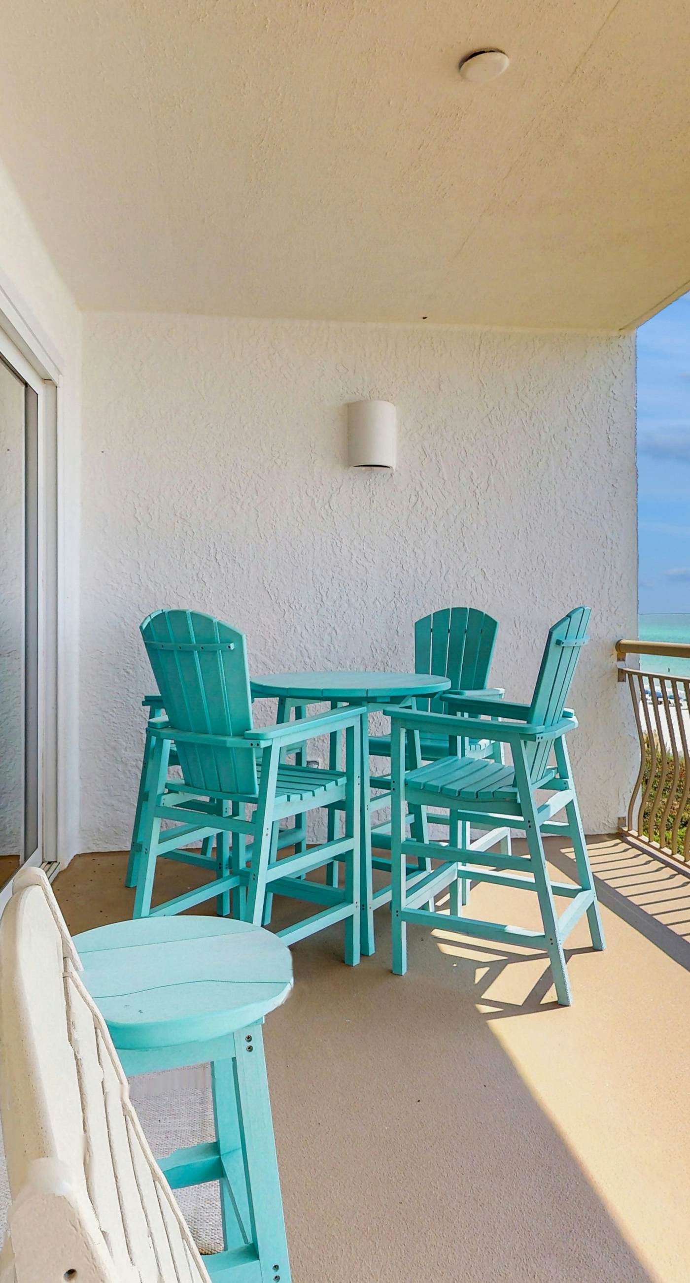 Open-concept beachfront home with balcony, lagoon pool, beach access, pickleball