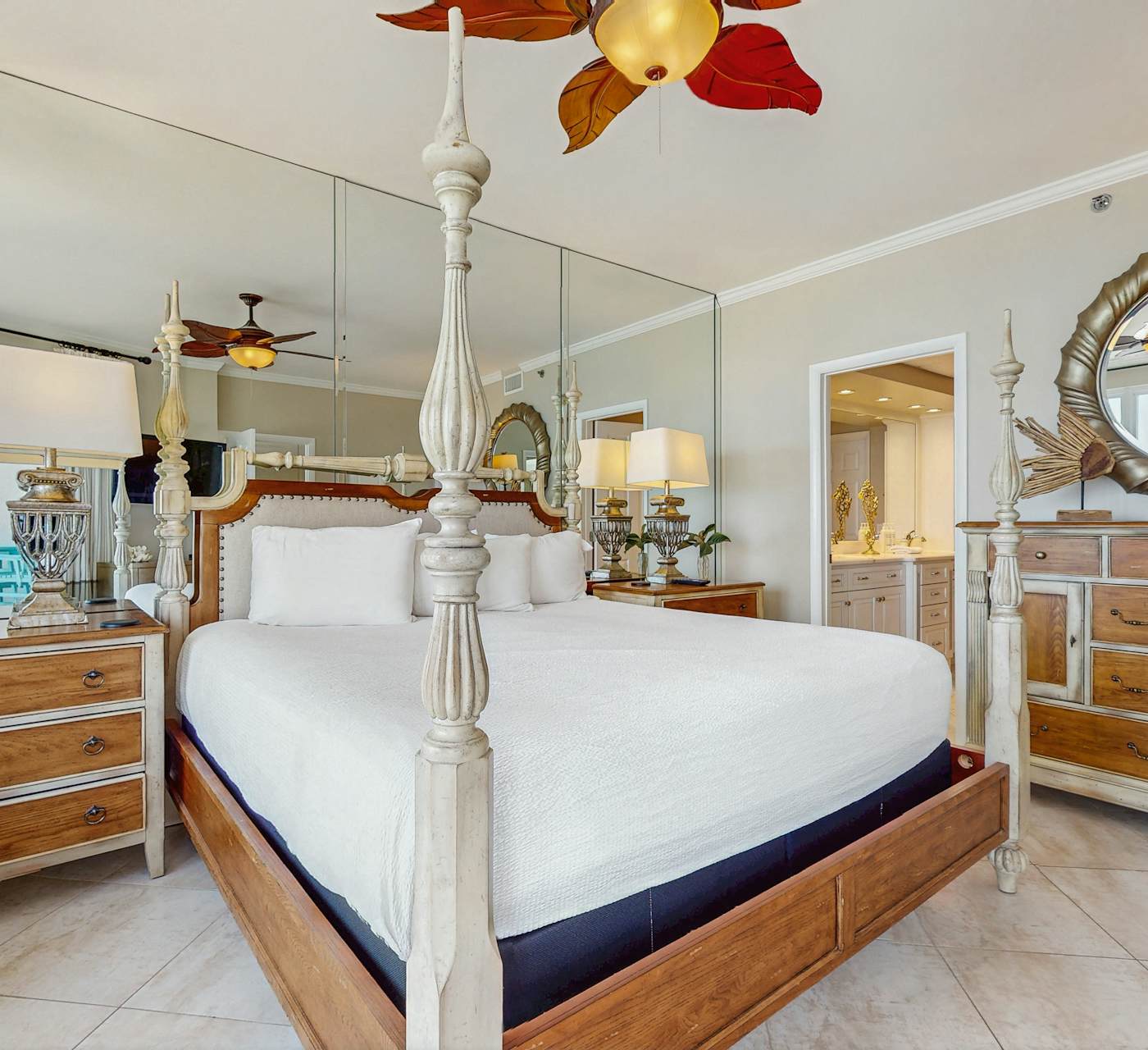 Open-concept beachfront home with balcony, lagoon pool ...