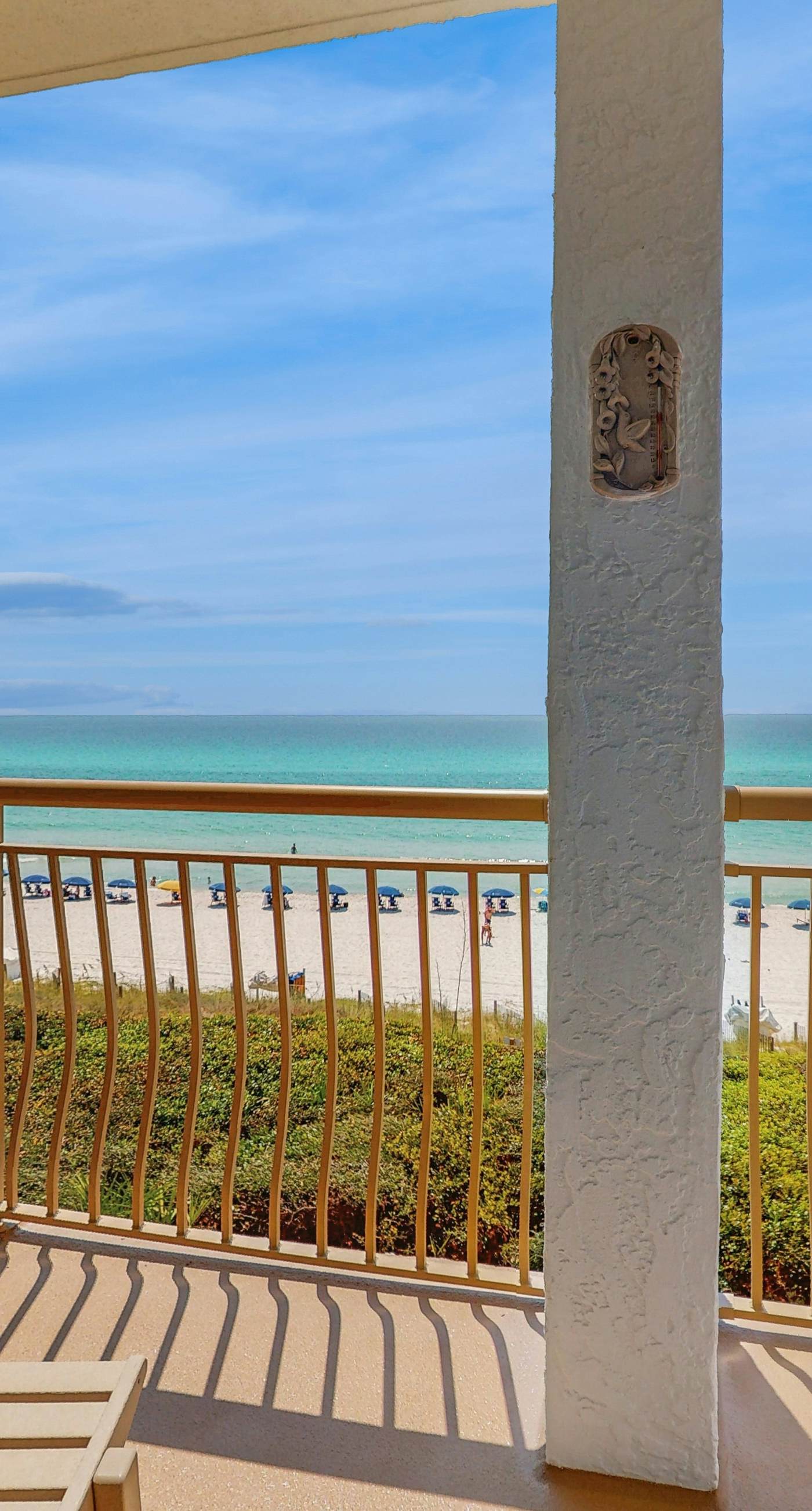 Open-concept beachfront home with balcony, lagoon pool, beach access, pickleball