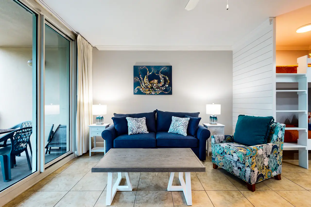 3rd-floor spacious condo at Waterscape - steps to beach & lazy river ...