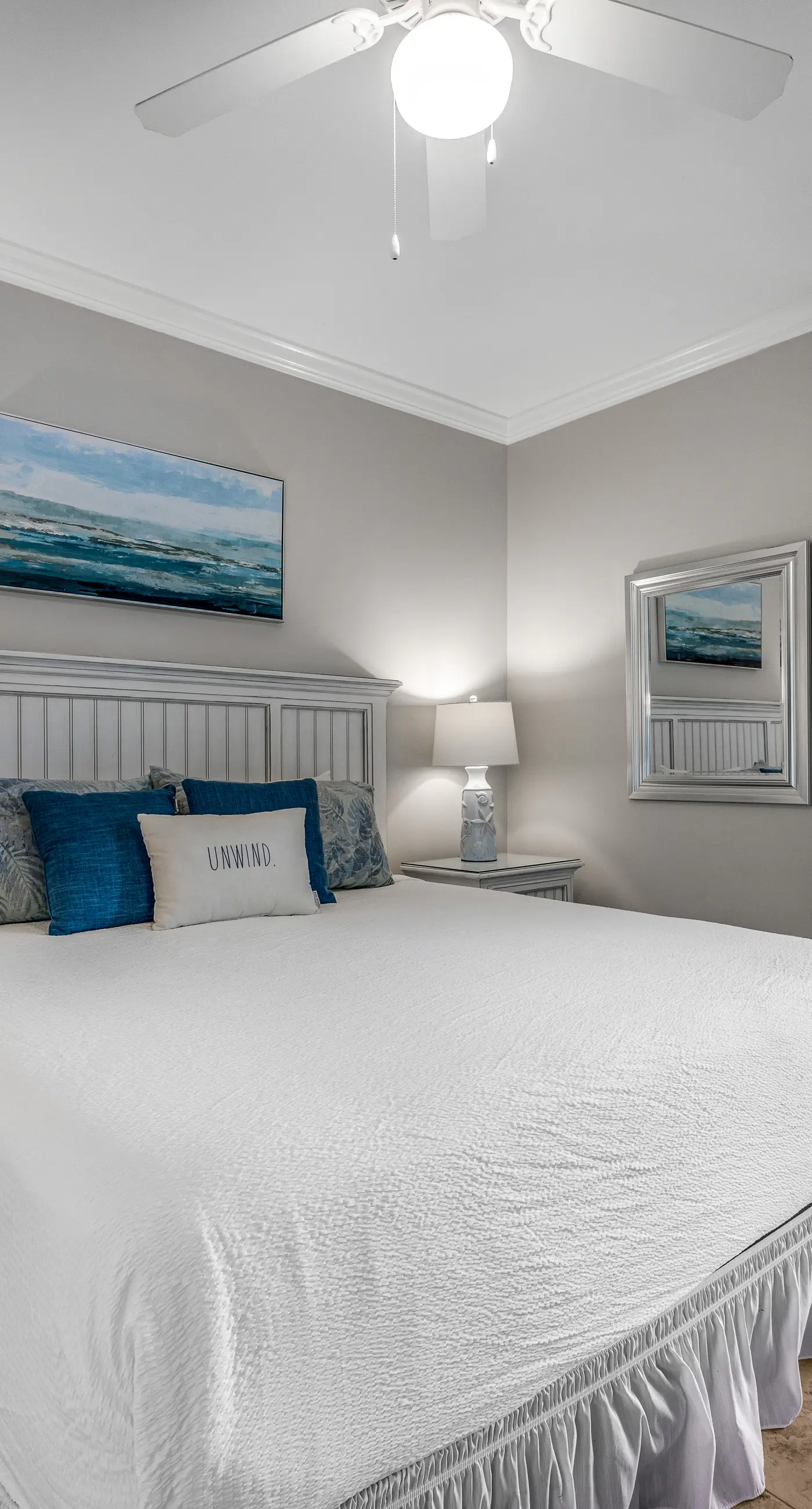 Elegant oceanfront condo with Gulf views, central AC, and shared pool & hot tub