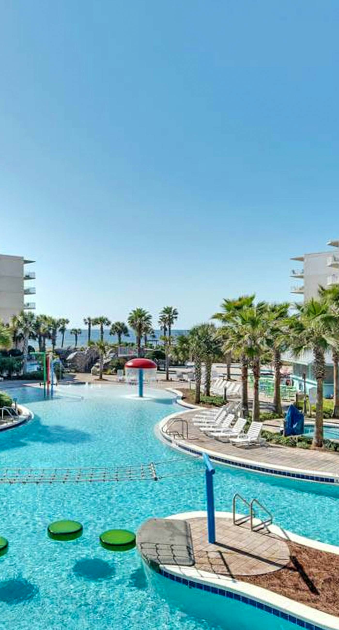 5th floor top rated, well appointed beachfront condo. Lazy river, pools, and hot tubs!