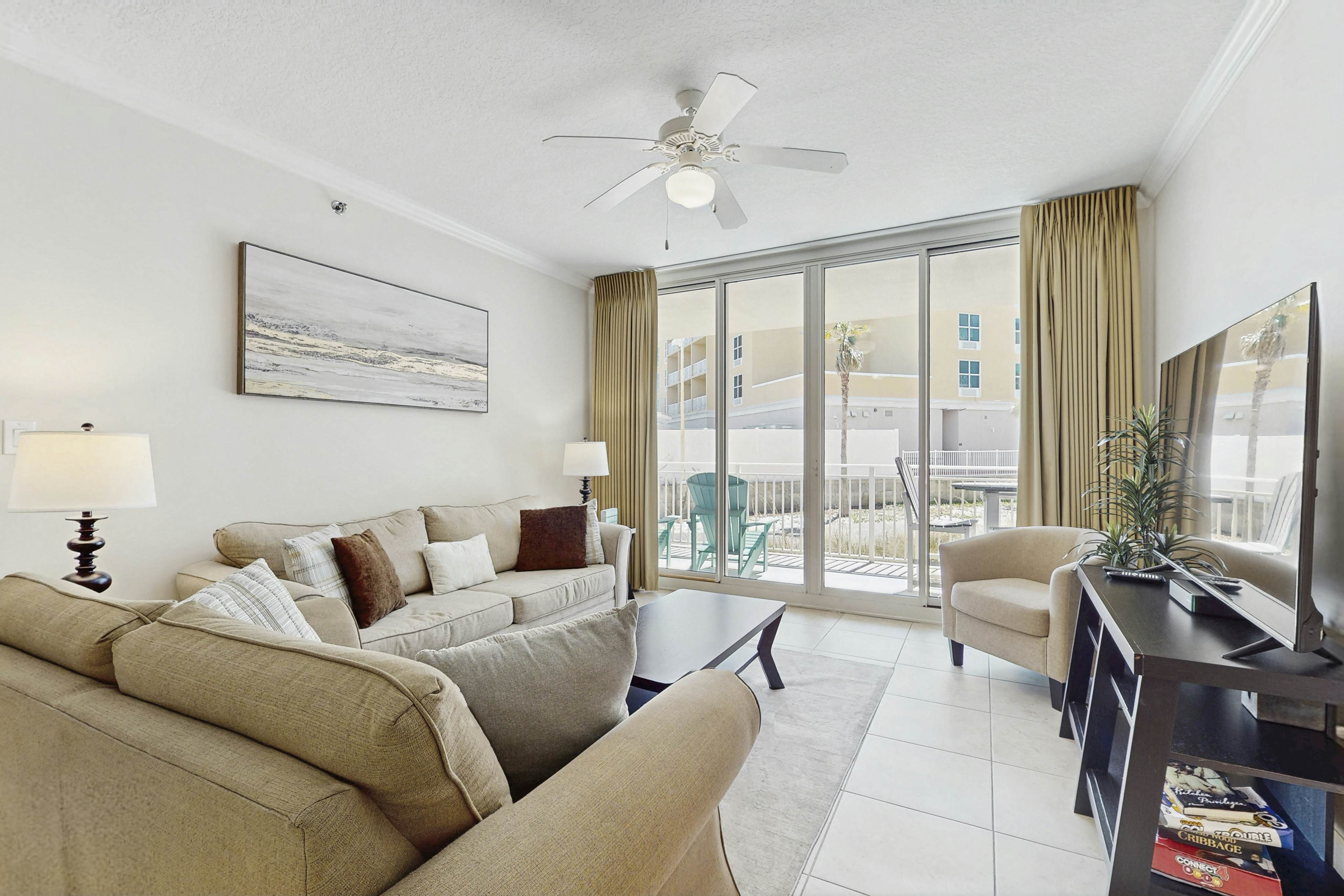 Ground-Floor Condo On Okaloosa Island 490 Feet Of Private Beach