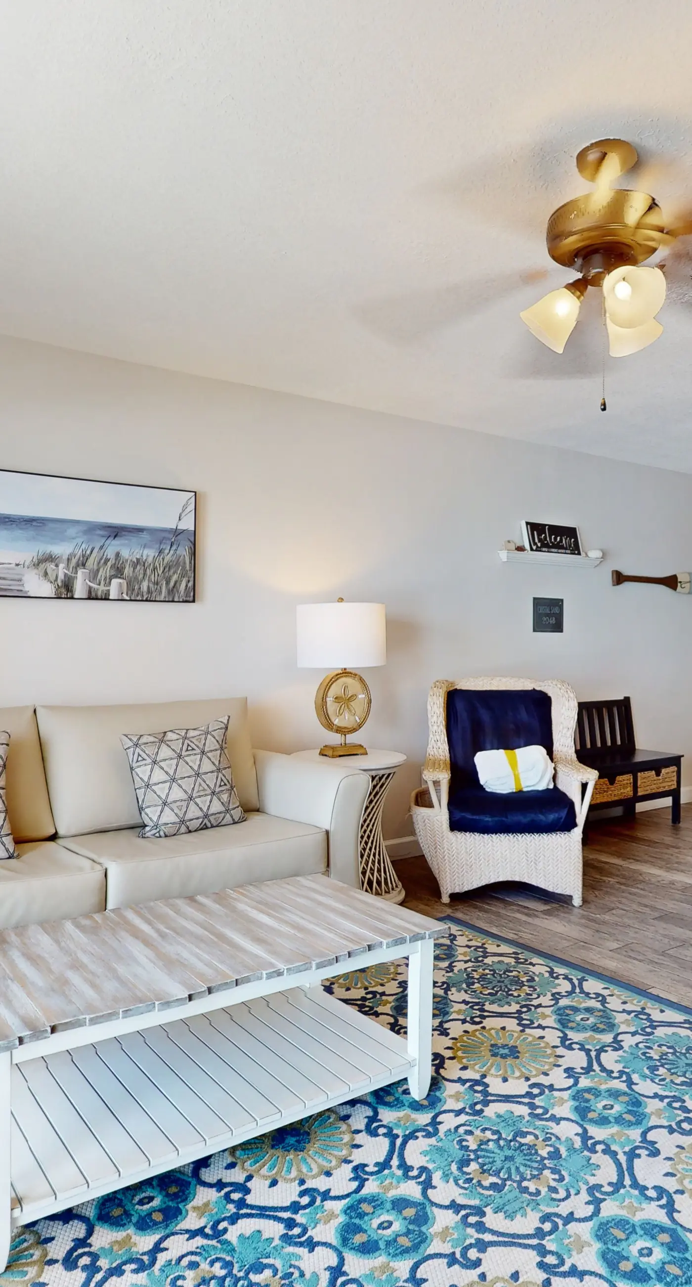 Upgraded Gulf Beachfront Condo with WiFi, Shared Pool, & Seasonal Beach Service