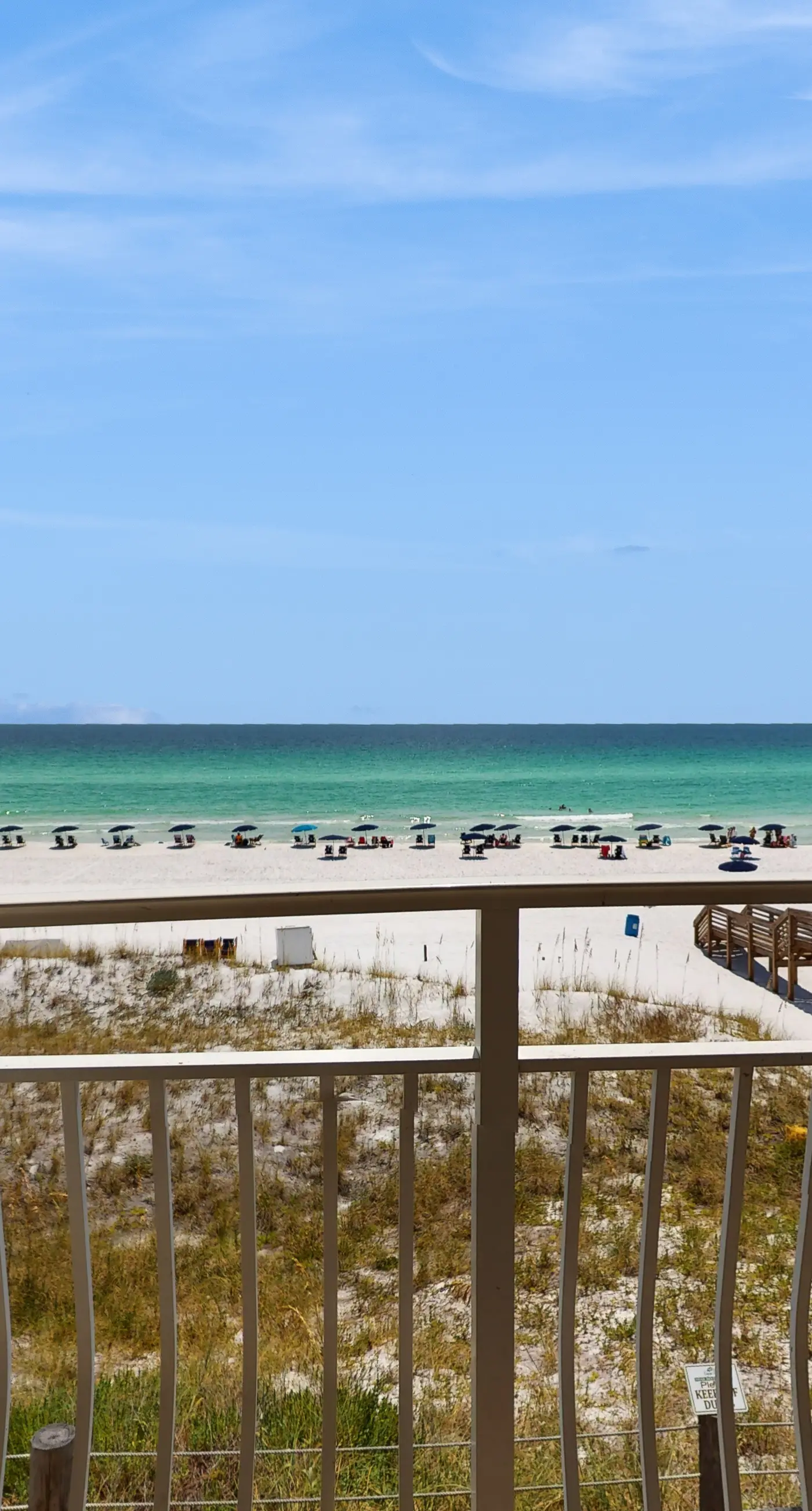 Upgraded Gulf Beachfront Condo with WiFi, Shared Pool, & Seasonal Beach Service