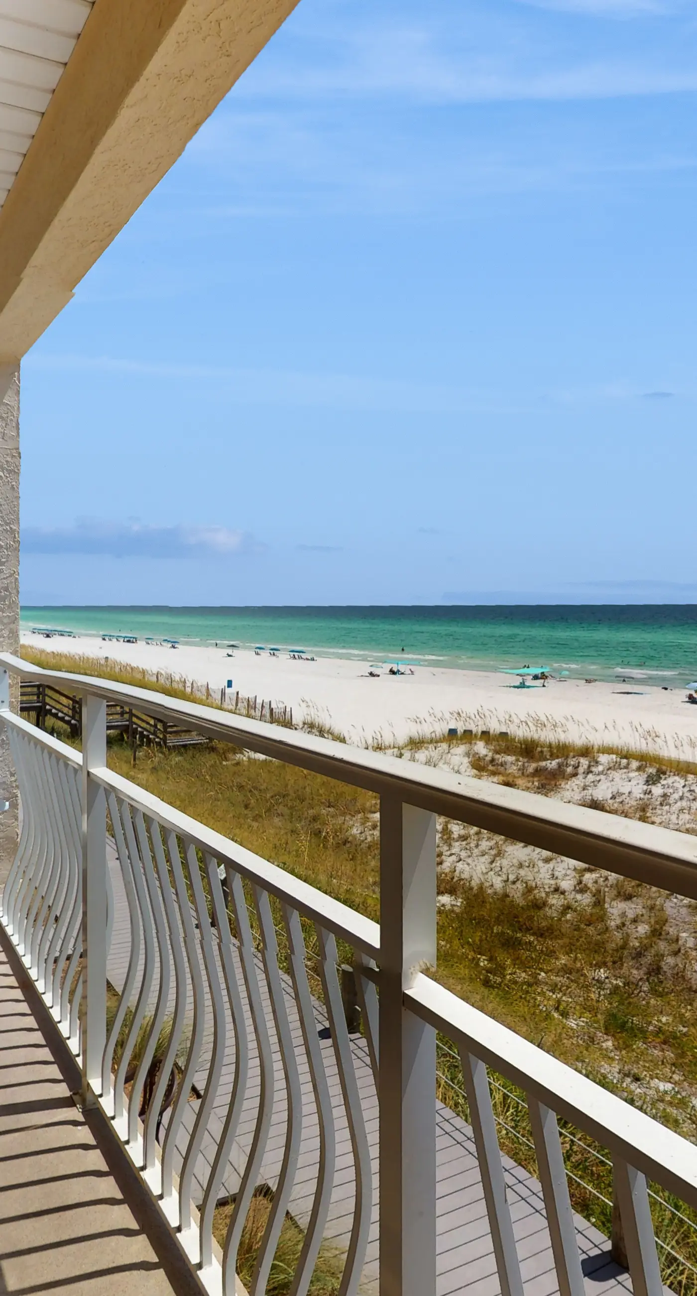 Upgraded Gulf Beachfront Condo with WiFi, Shared Pool, & Seasonal Beach Service
