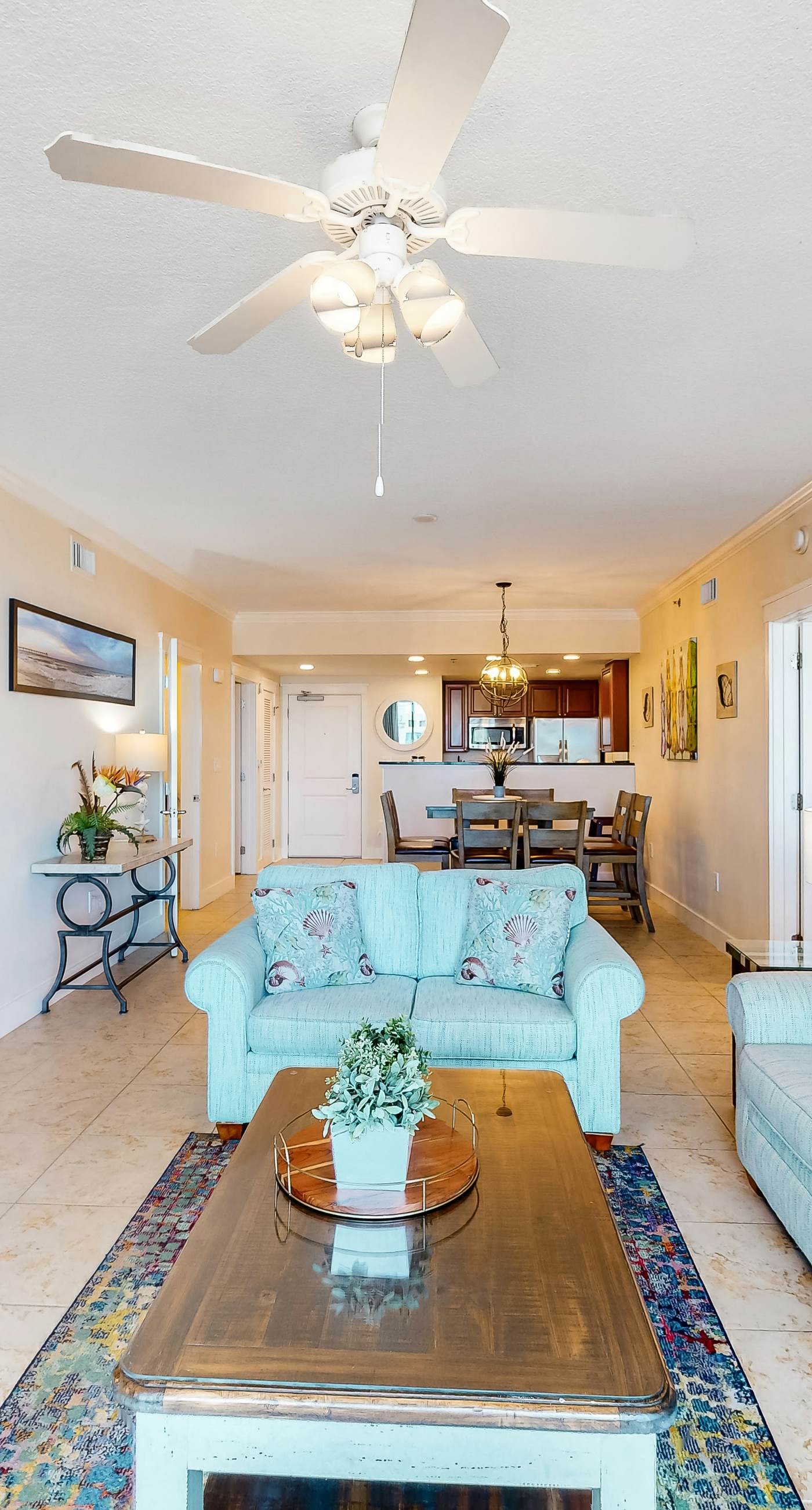 4th-floor beach-chic condo at waterscape - waterfall & lazy river