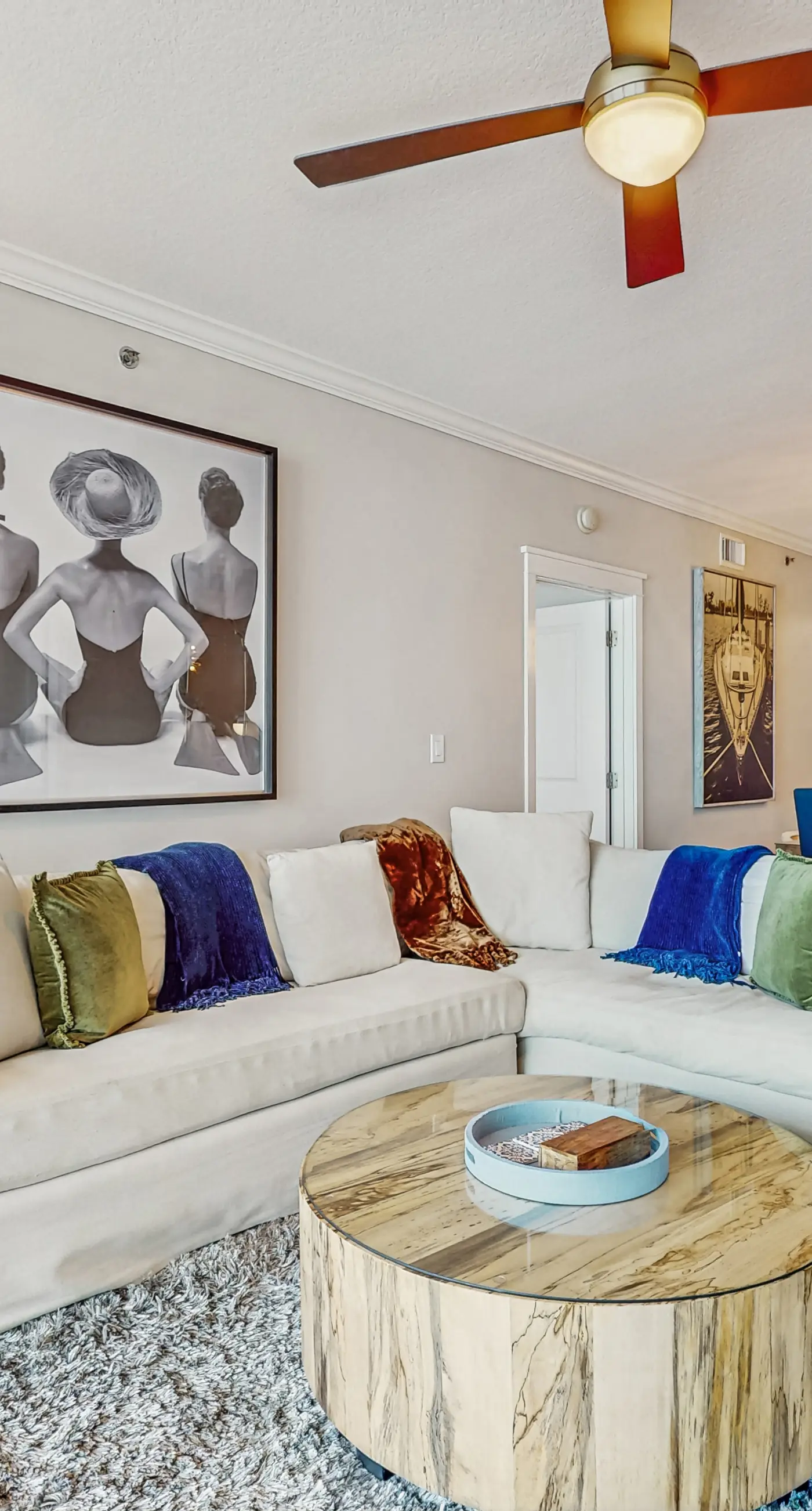 Picturesque Gulf-front condo at Waterscape with waterfall & lazy River