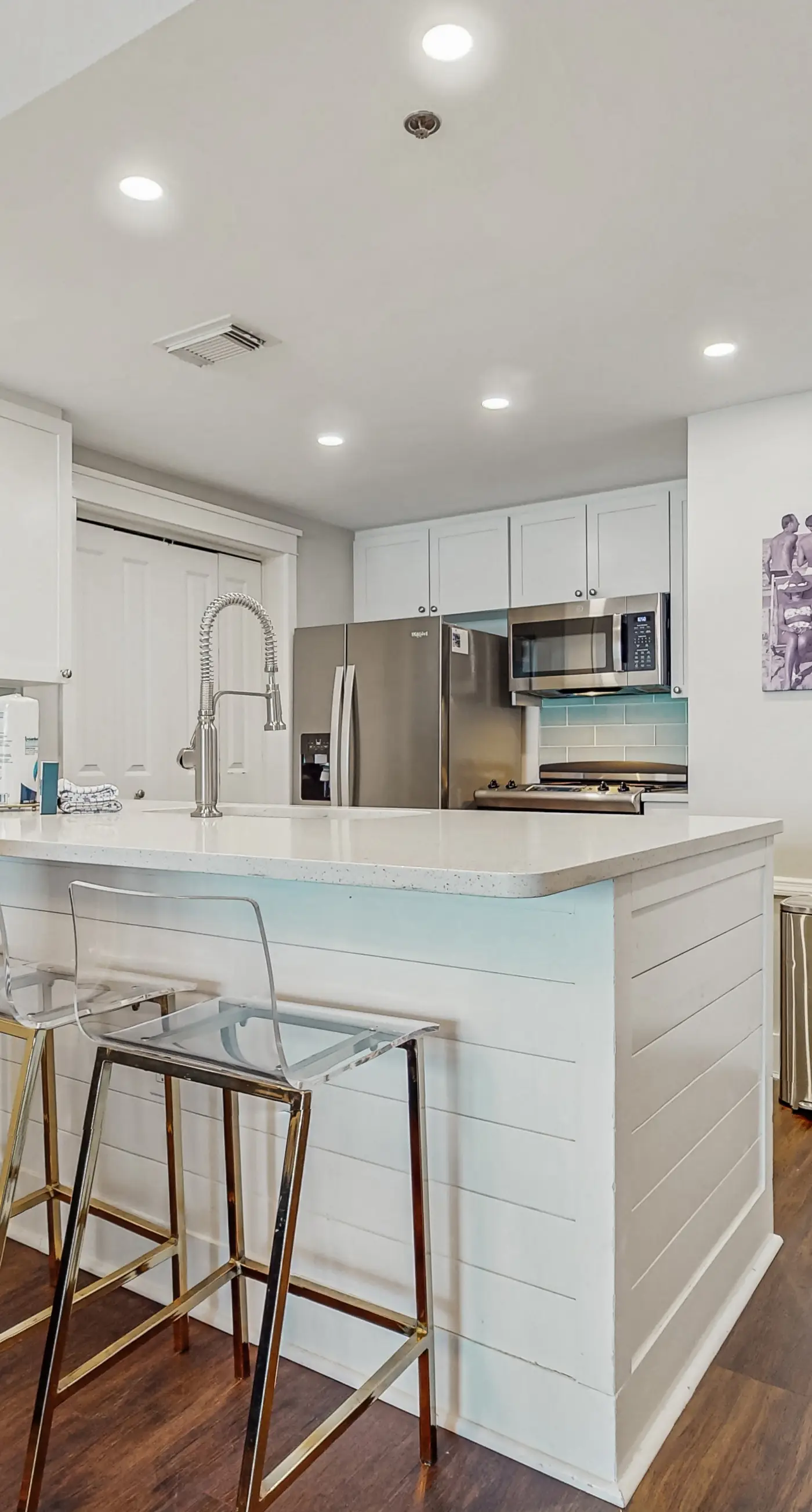 Picturesque Gulf-front condo at Waterscape with waterfall & lazy River