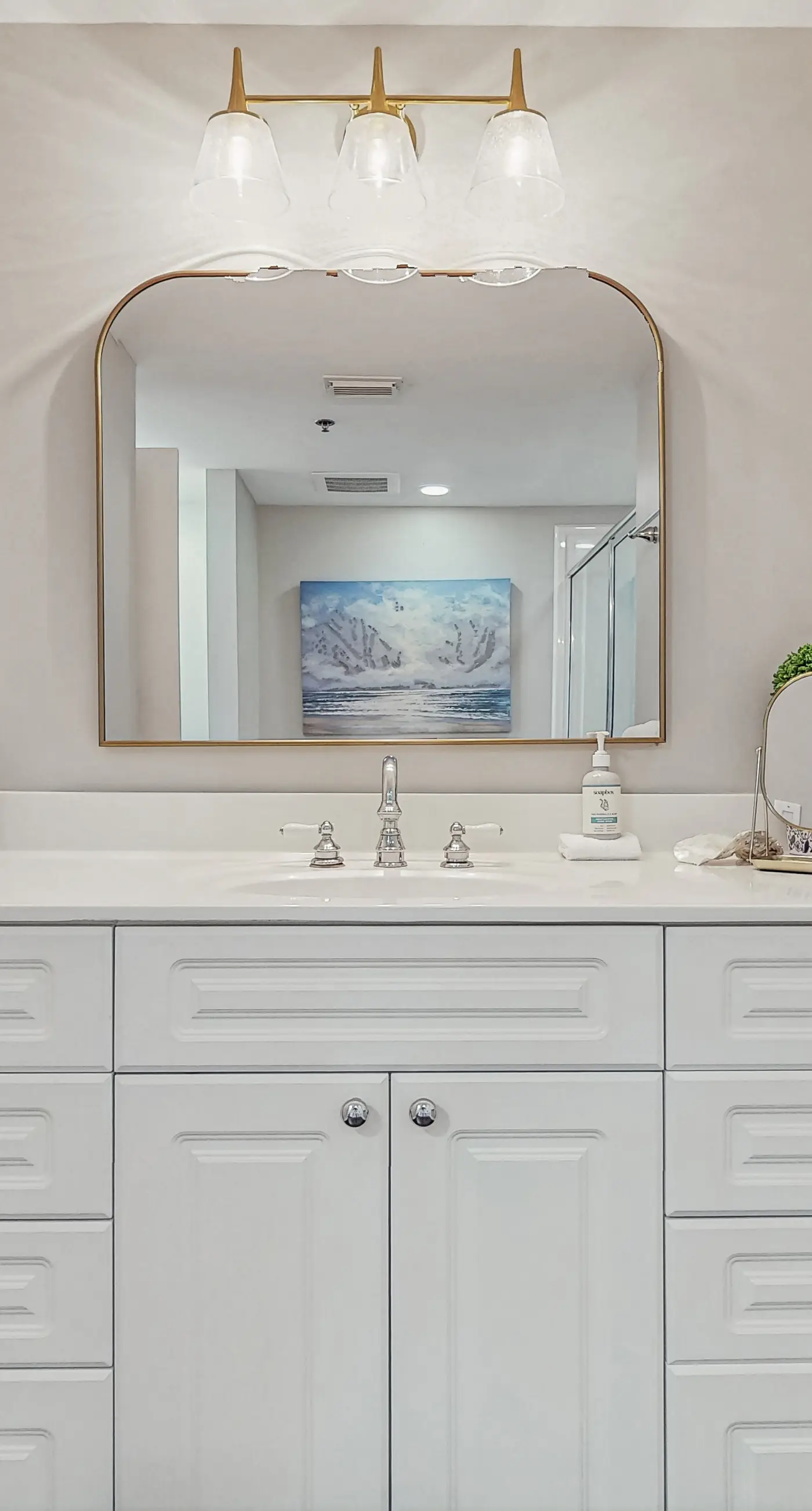 Picturesque Gulf-front condo at Waterscape with waterfall & lazy River