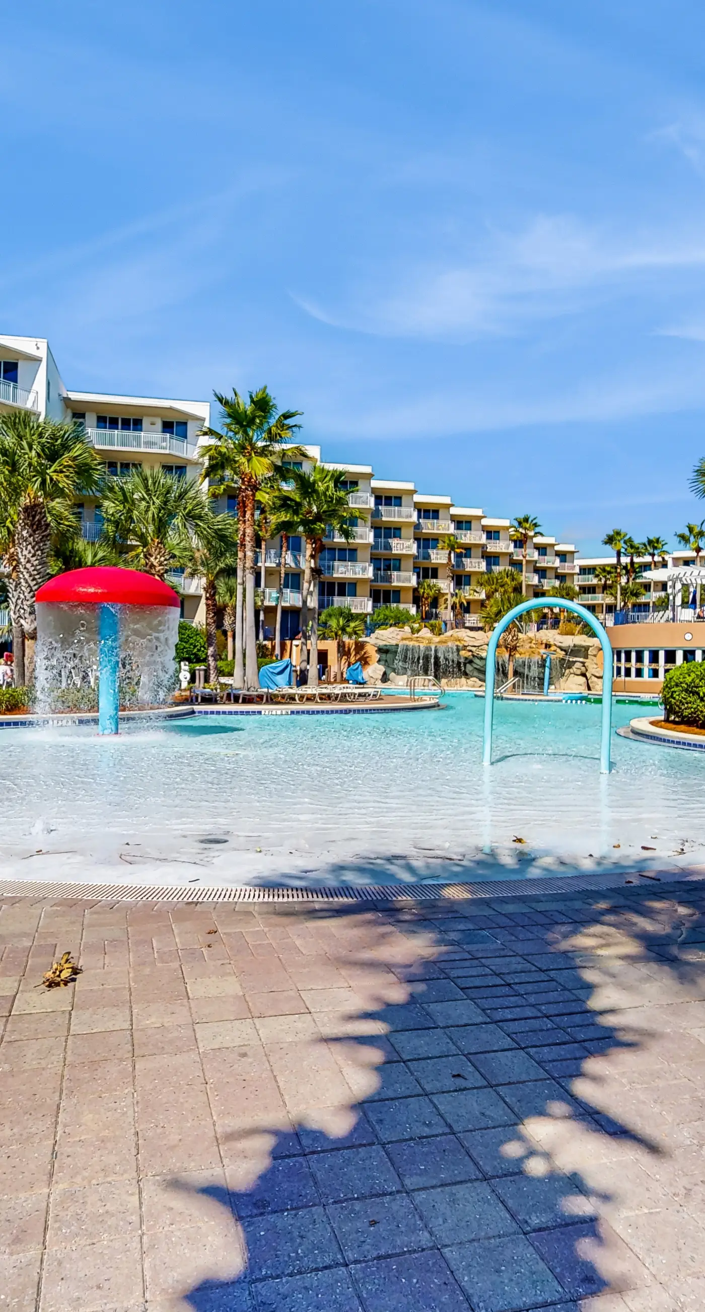 Picturesque Gulf-front condo at Waterscape with waterfall & lazy River