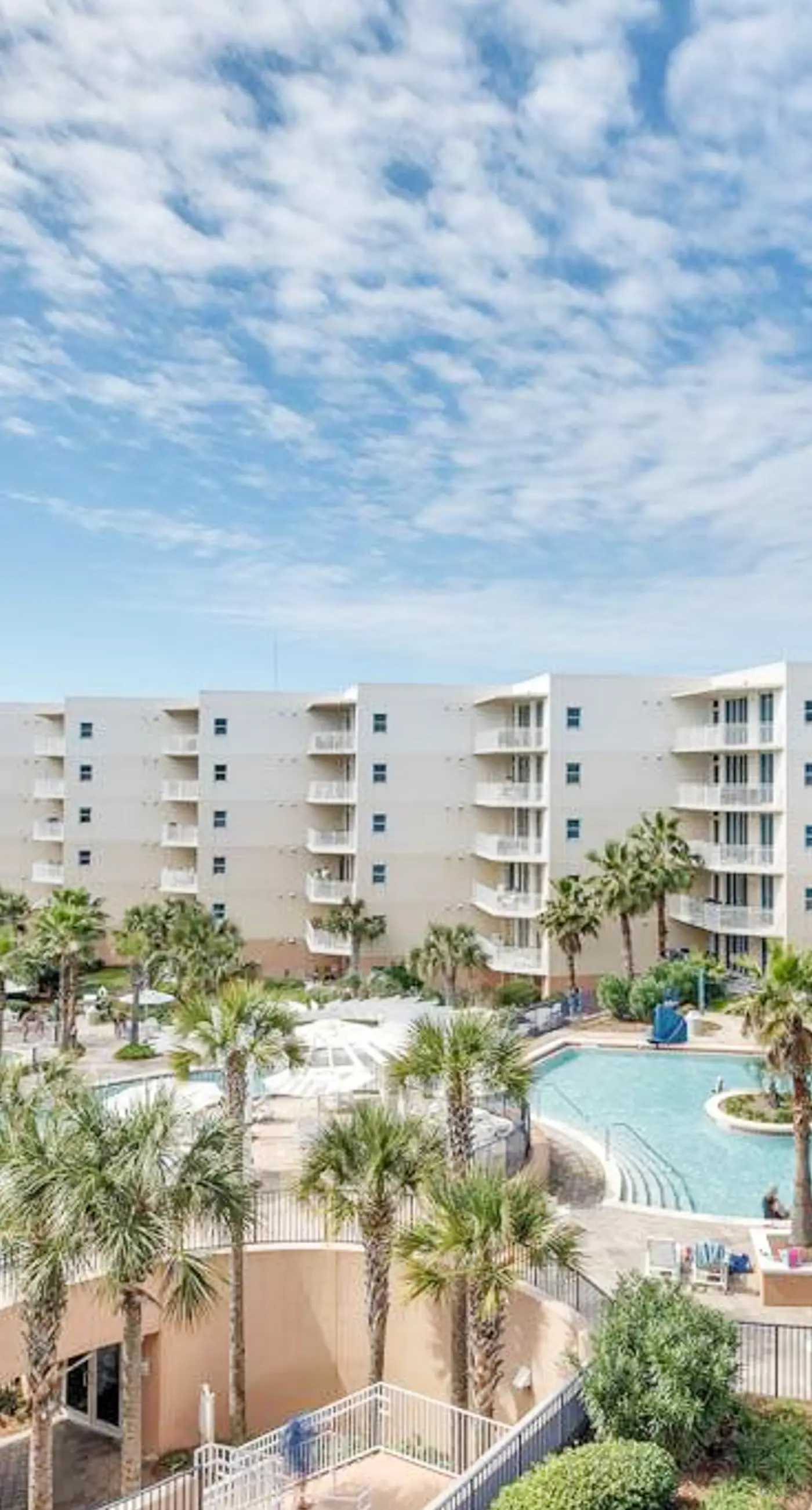 Picturesque Gulf-front condo at Waterscape with waterfall & lazy River