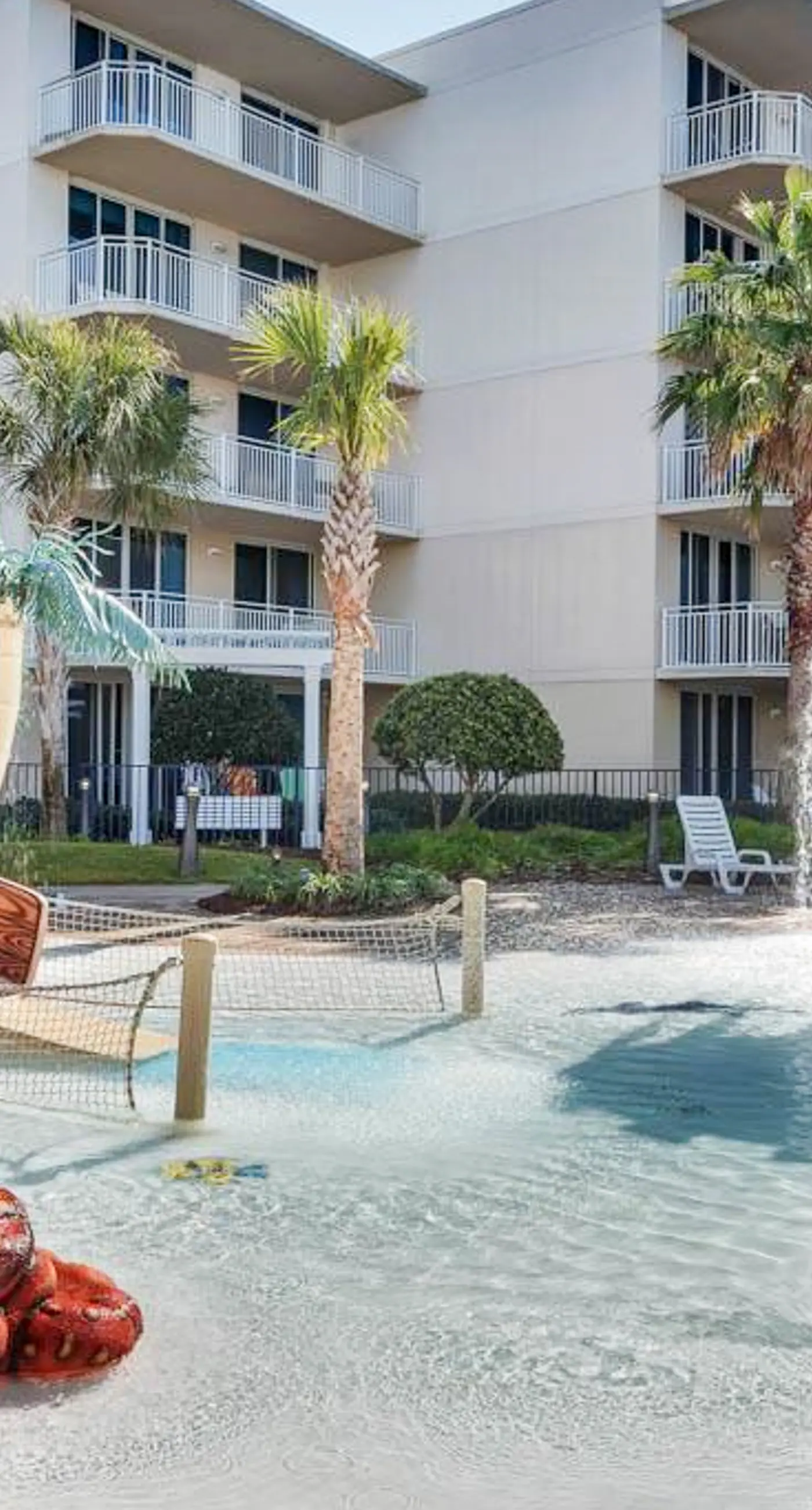 Picturesque Gulf-front condo at Waterscape with waterfall & lazy River