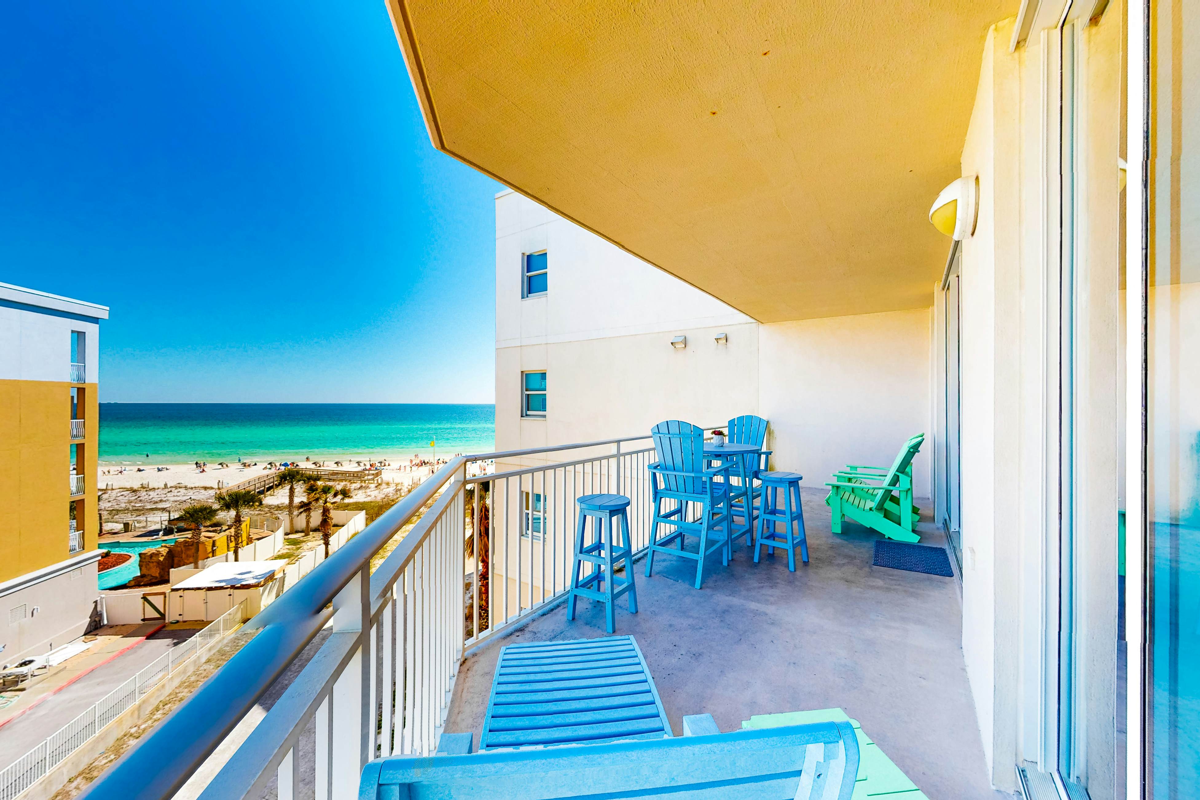 Inviting Gulf-Front Condo At Waterscape 490 Feet Of Private Beach