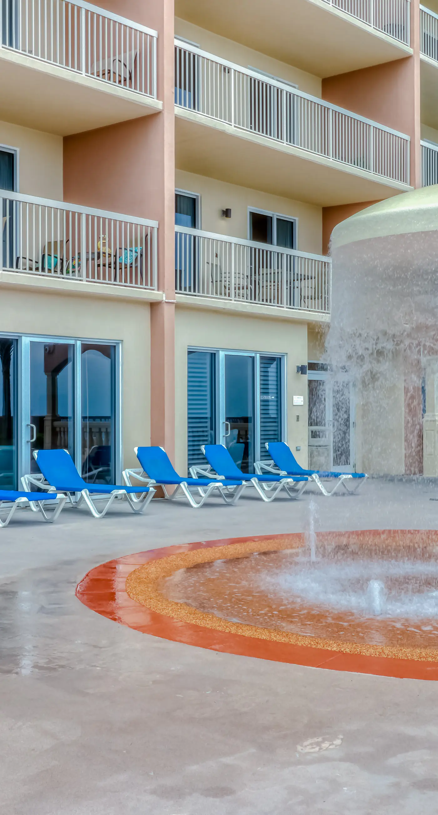 Stunning Gulf-front condo with balcony, pool, hot tub, gym & beach views