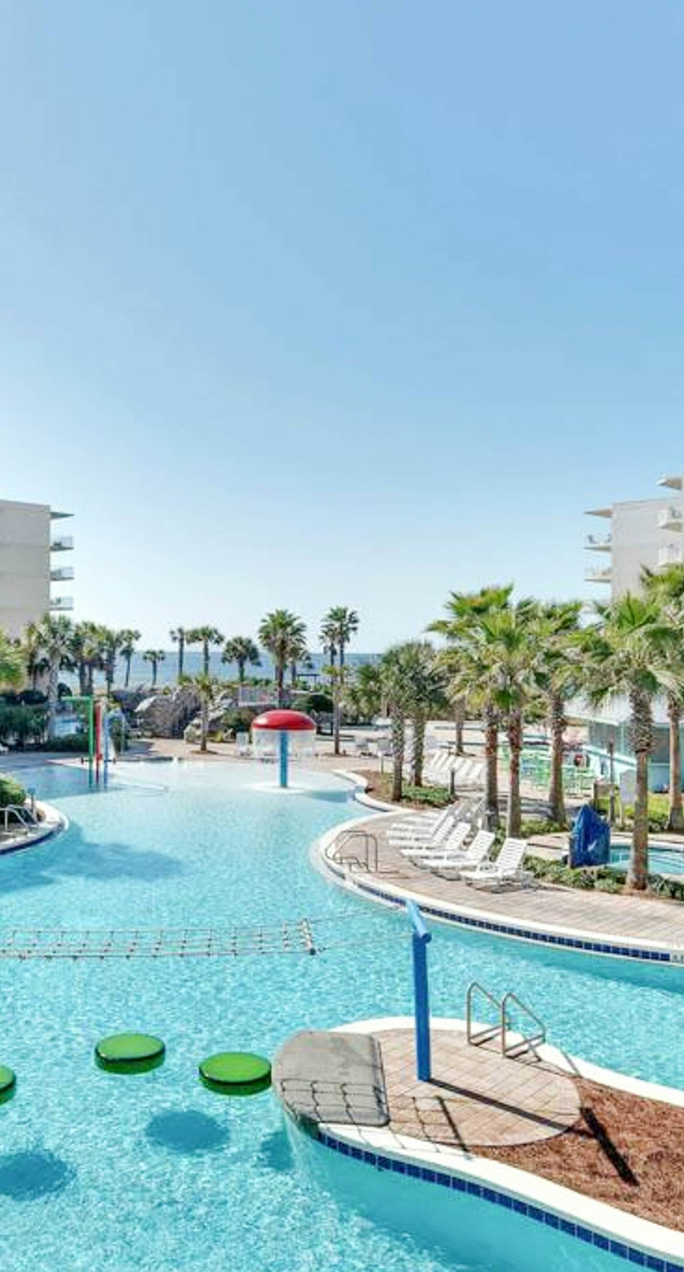 Sunny Waterscape ground-floor condo with pools, hot tubs, & stunning Gulf views