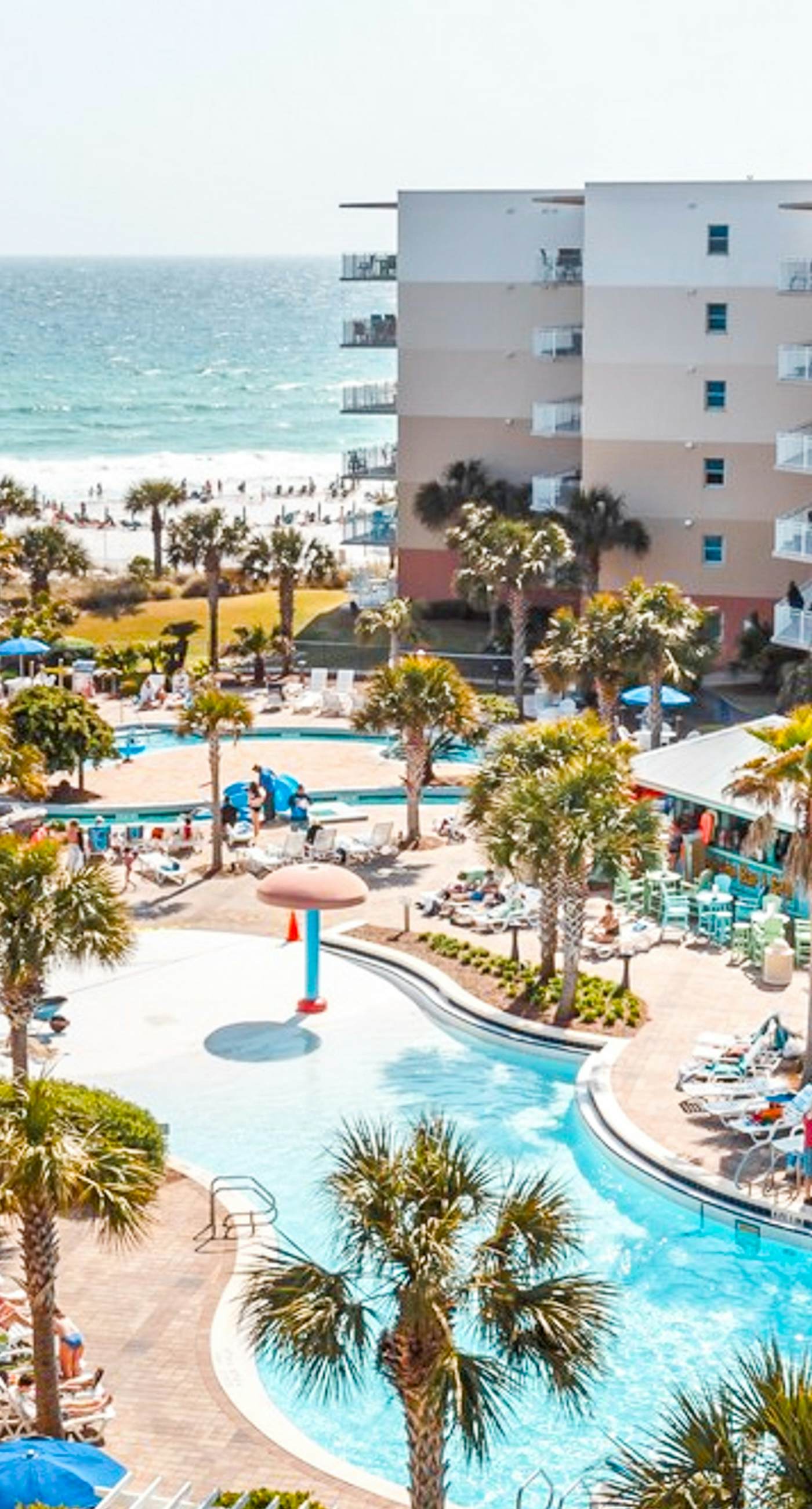 5th Floor Welcoming Condo At Waterscape! Steps To Beach! Lazy River