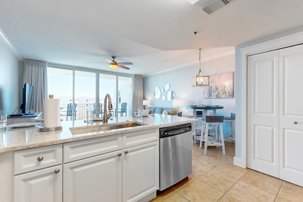 Beachfront Escape with Sixth-Floor Views, Free WiFi, Shared Pools, & Gym