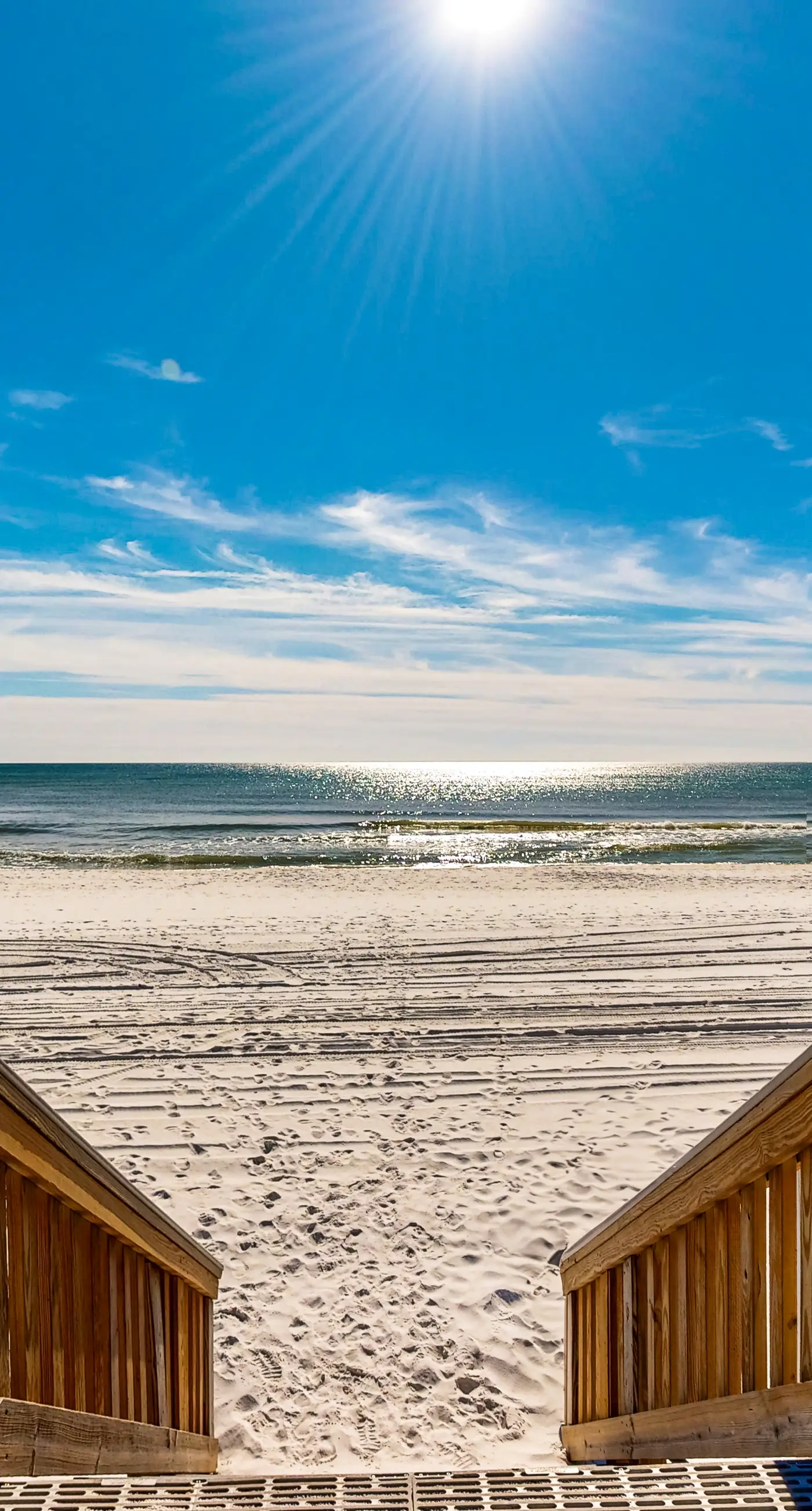Beachfront condo with gulf views, pool, gym, & private balcony