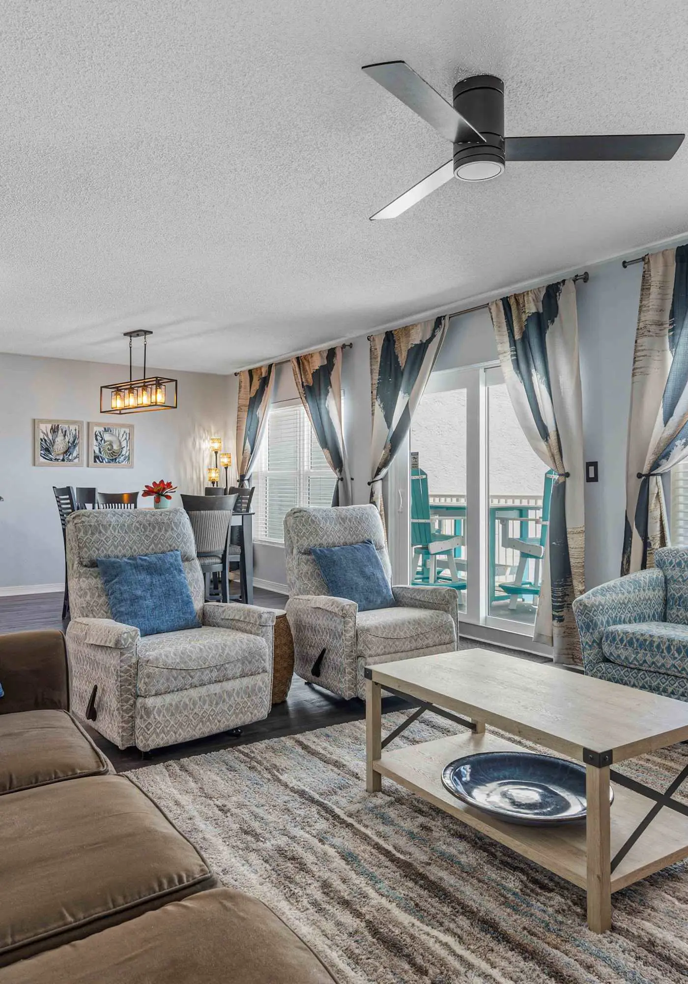 Beachfront condo with gulf views, pool, gym, & private balcony