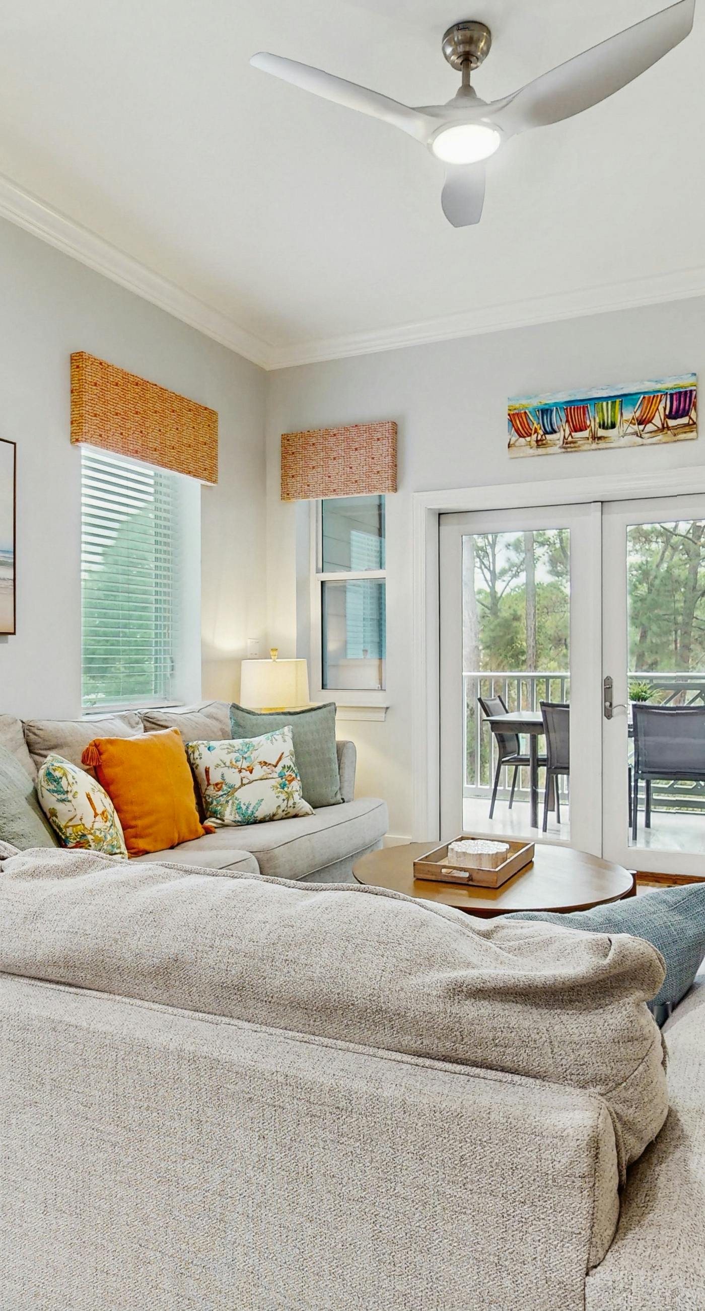 Gorgeous coastal condo with shared pool and private balcony