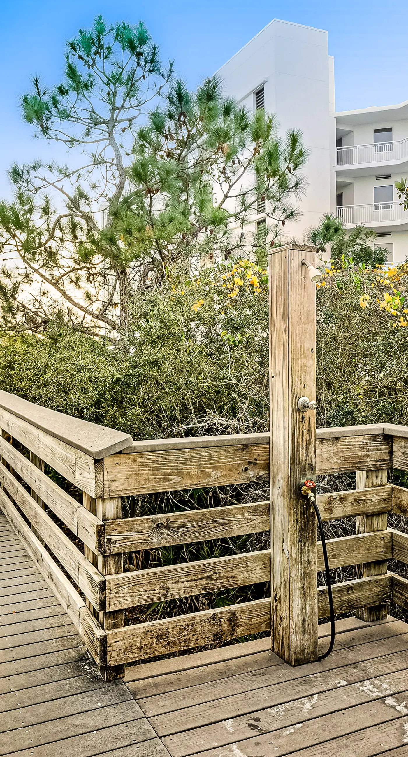 Gorgeous coastal condo with shared pool and private balcony