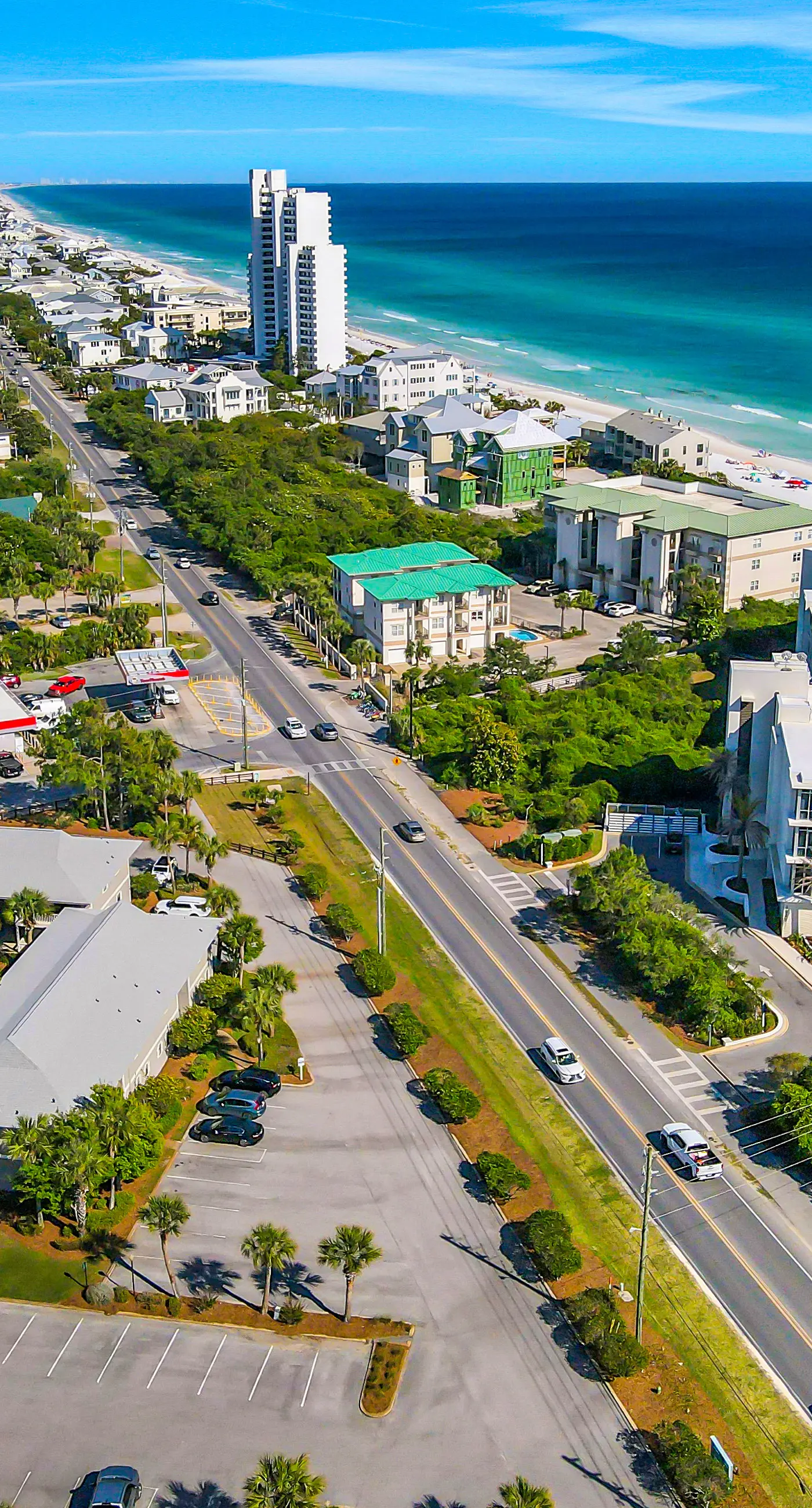 Gorgeous coastal condo with shared pool and private balcony