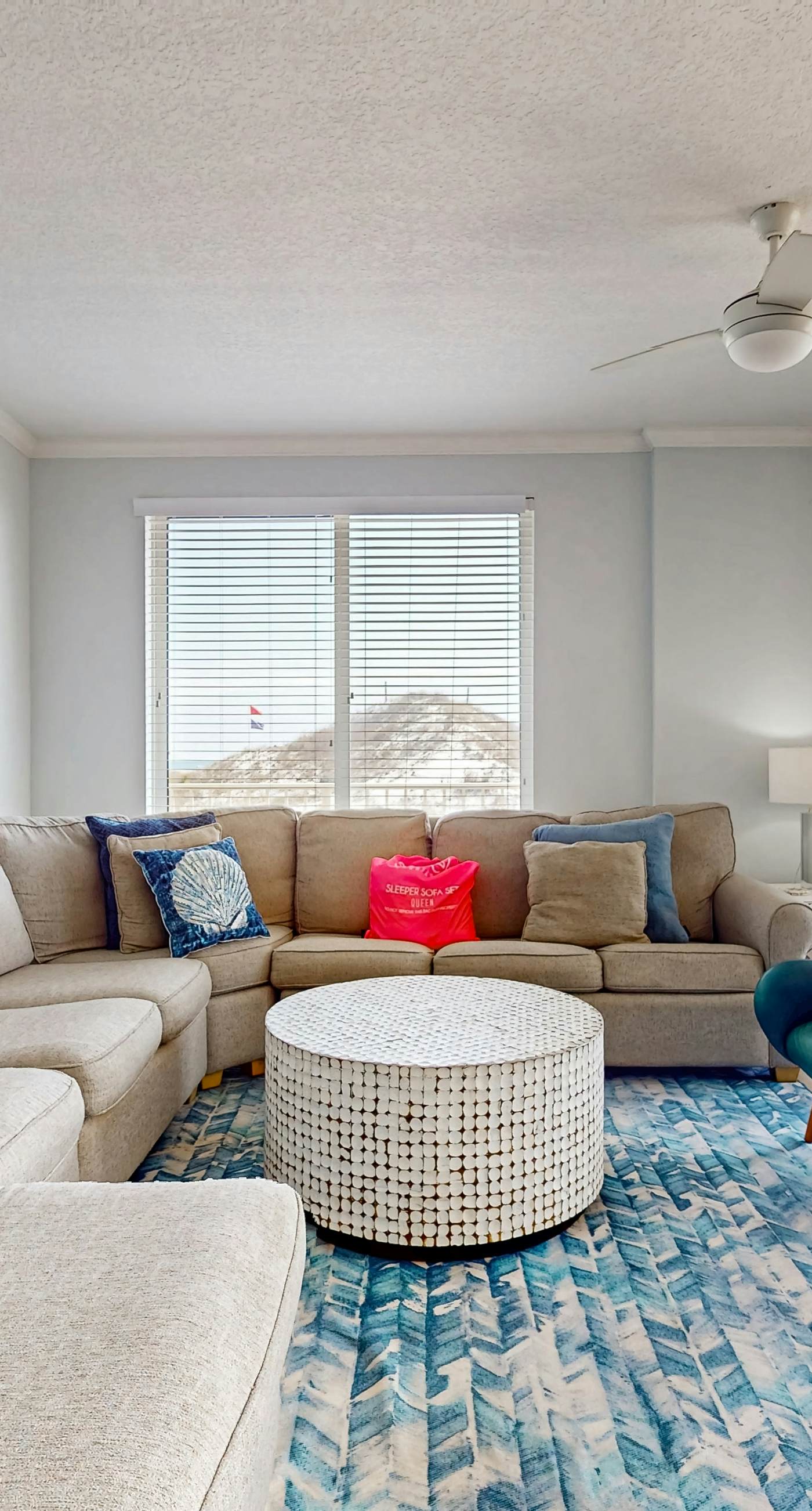 Ground floor beachfront condo with shared pool and beach access