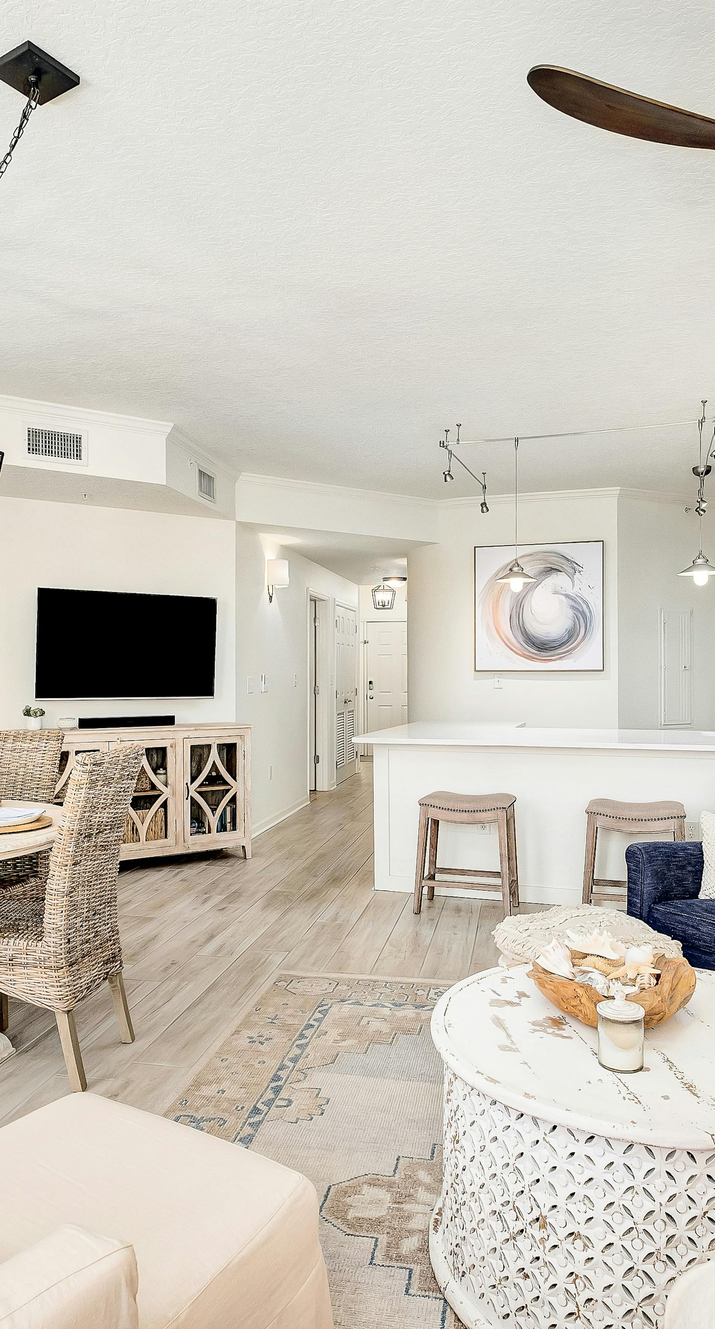 Chic first-floor condo with Gulf & pool view & pickleball - steps to beach