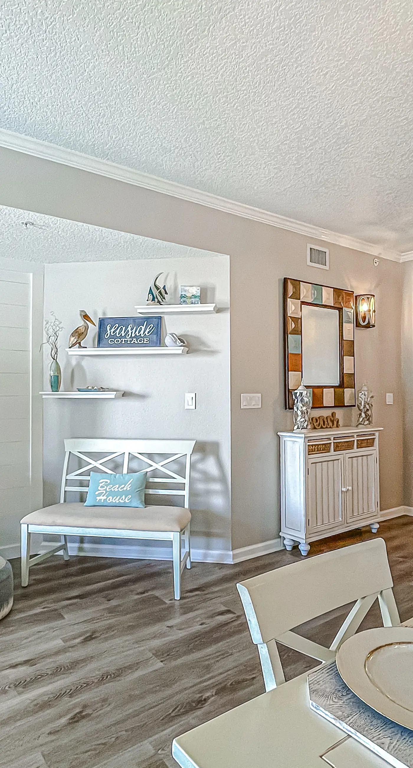Beautifully decorated oceanfront condo with resort pool, & huge walk-in showers