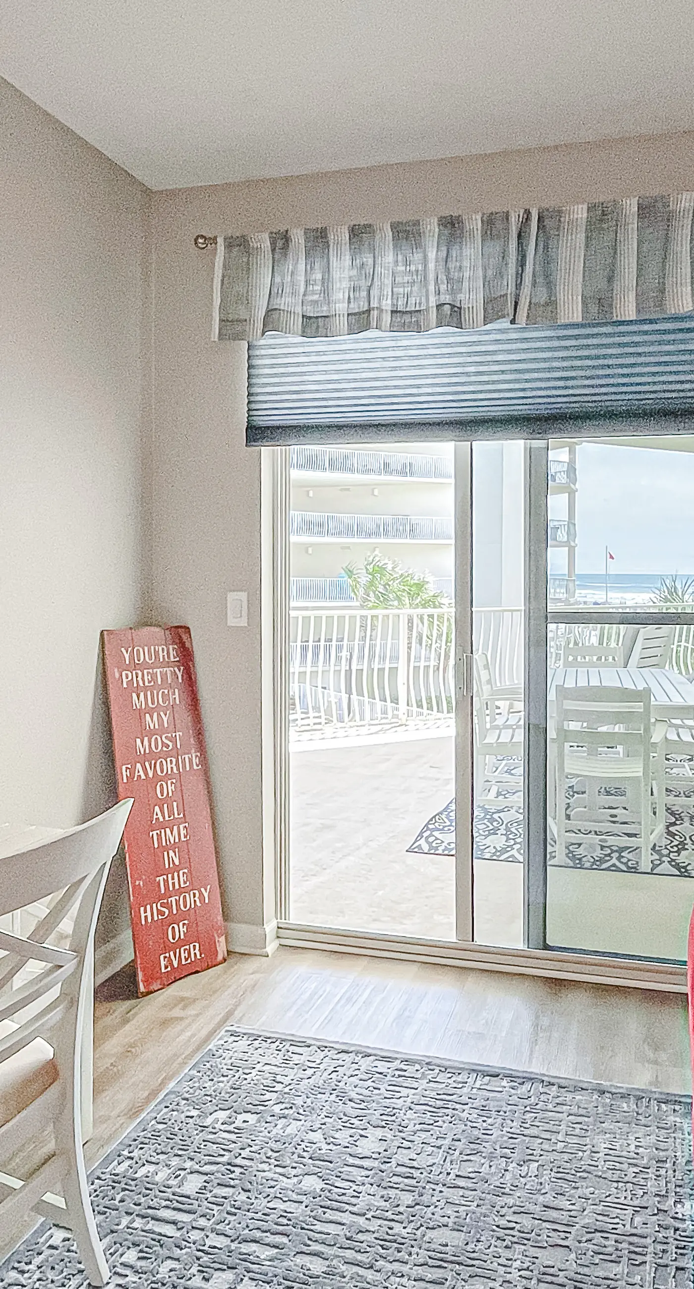 Beautifully decorated oceanfront condo with resort pool, & huge walk-in showers