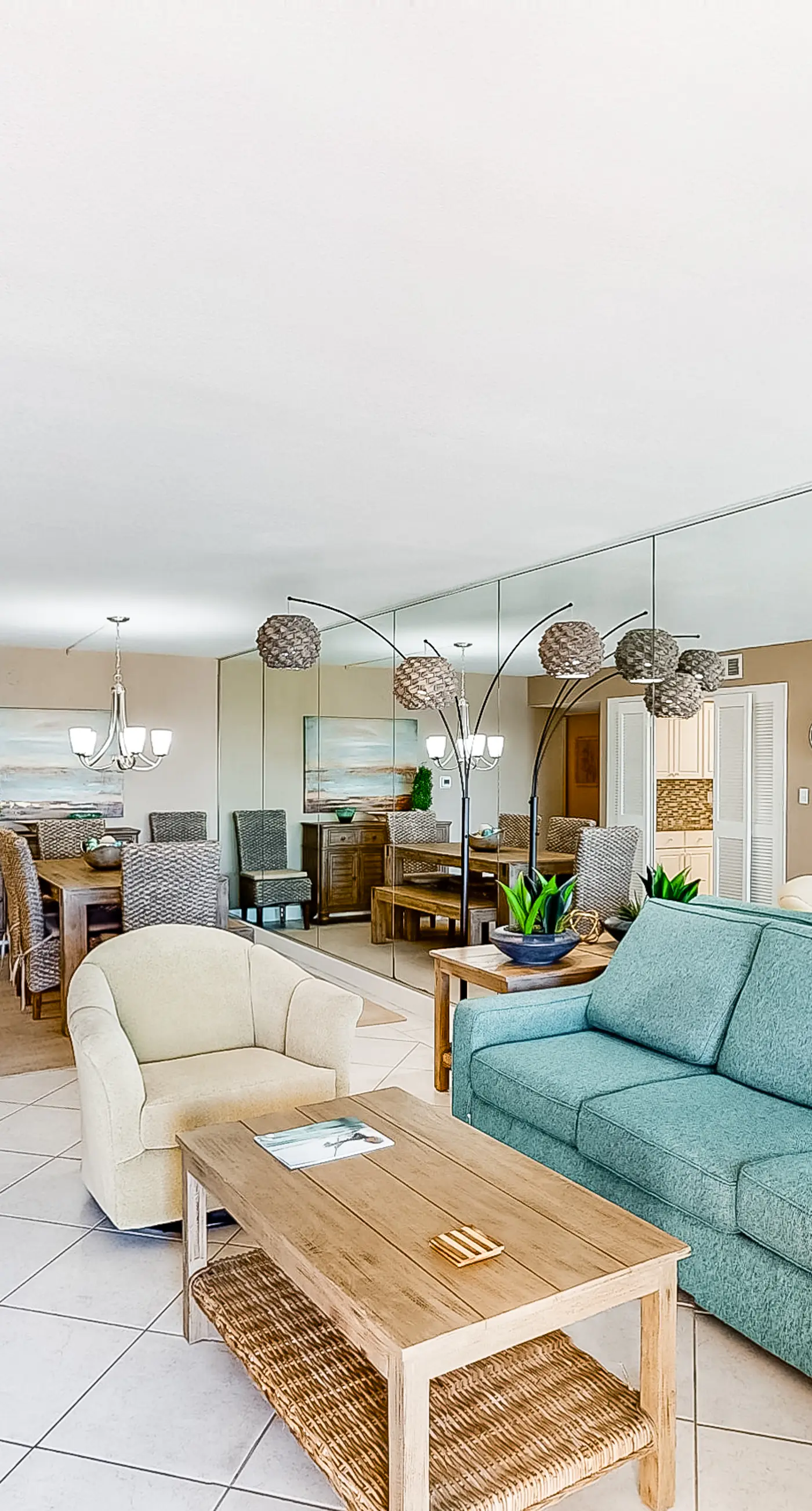 Updated, beachfront condo with beach setup - quick drive to entertainment