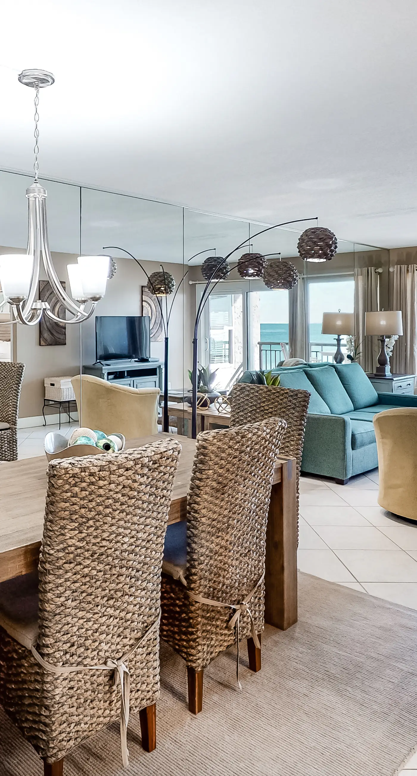 Updated, beachfront condo with beach setup - quick drive to entertainment