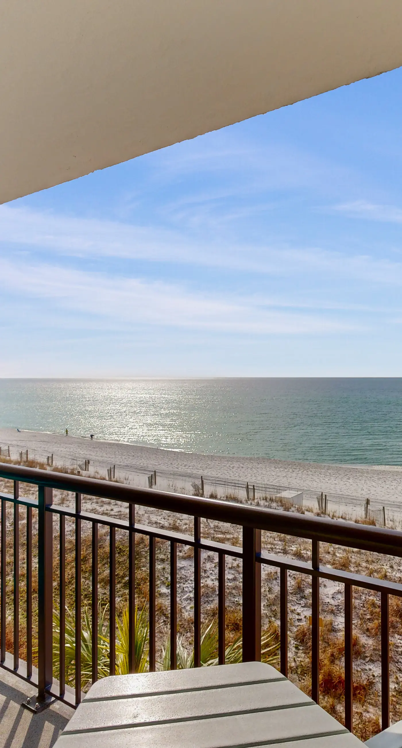 Gulf-front escape with pool, balcony view, amazing beach access & tennis