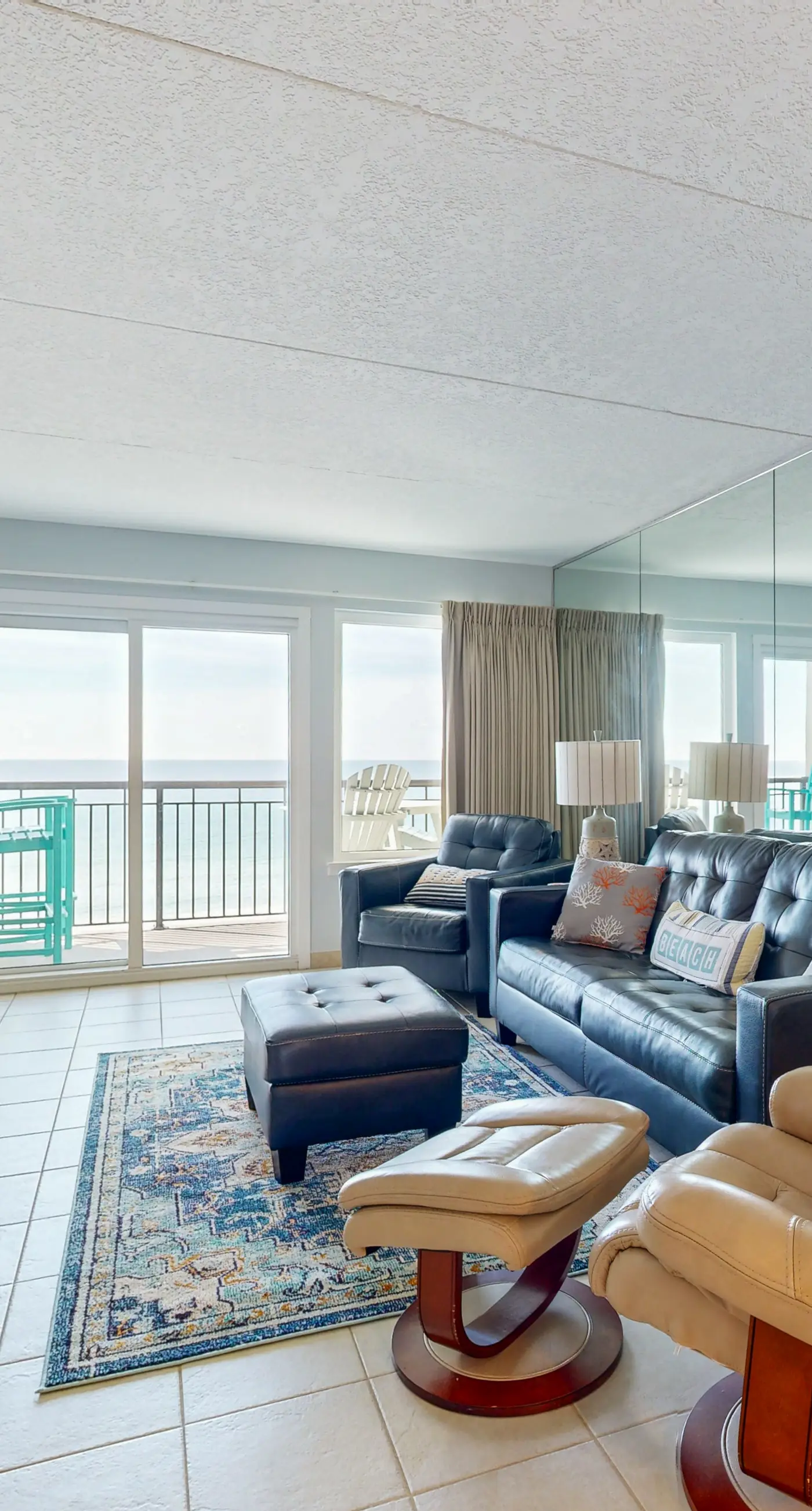 Gulf-front escape with pool, balcony view, amazing beach access & tennis